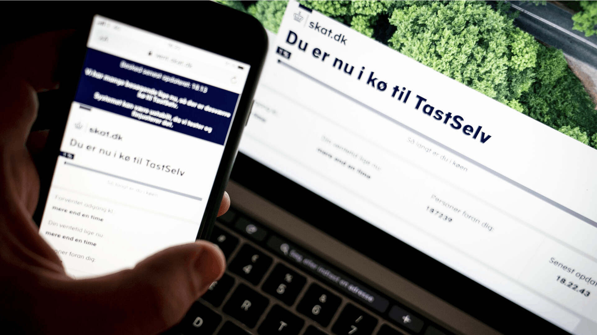 Hvert år sidder tusindvis af danskere i kø på skat.dk for at se deres årsopgørelse