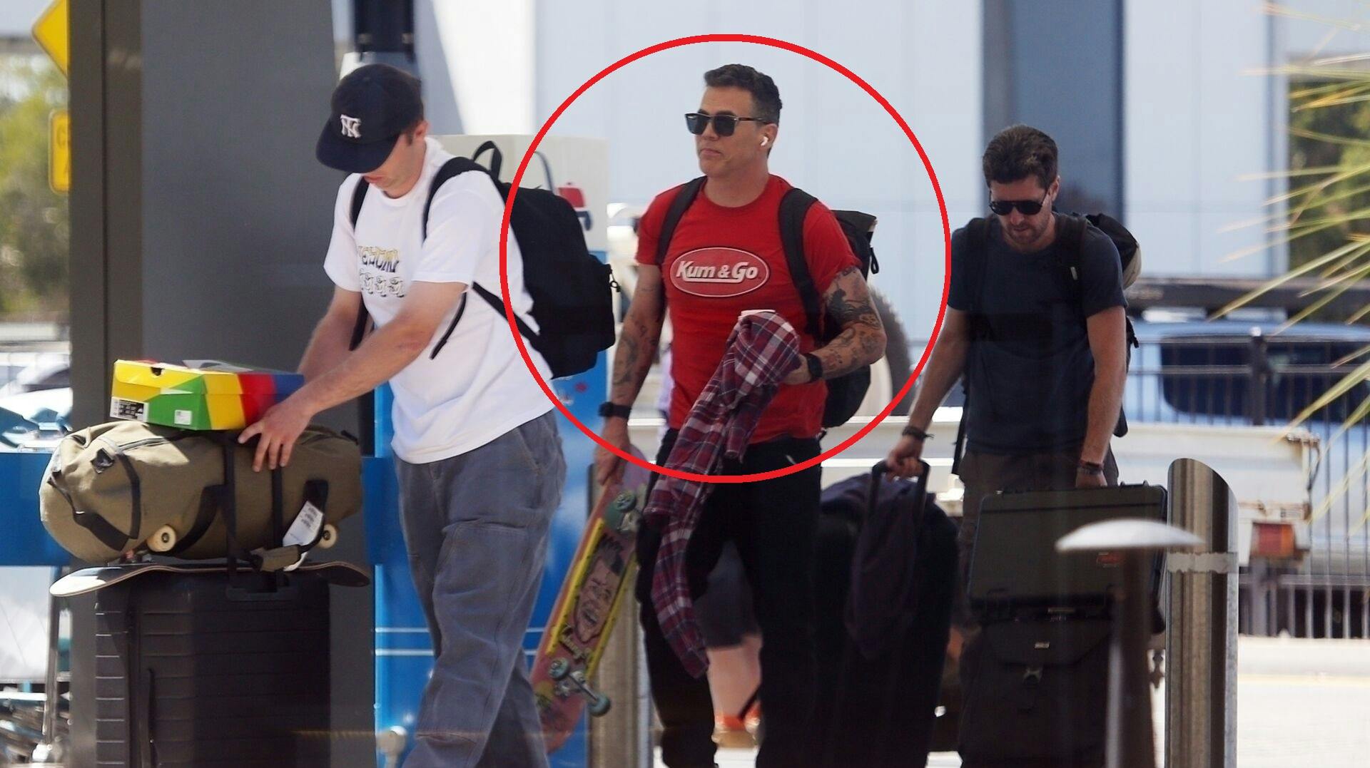 Steve-O er taget til Australien uden Bam Margera.