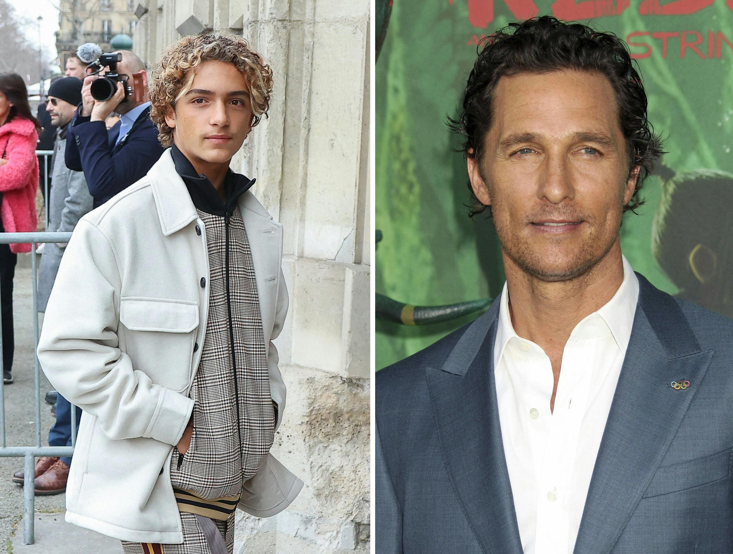 Kan du se lighederne mellem Levi Alves McConaughey og hans berømte far?