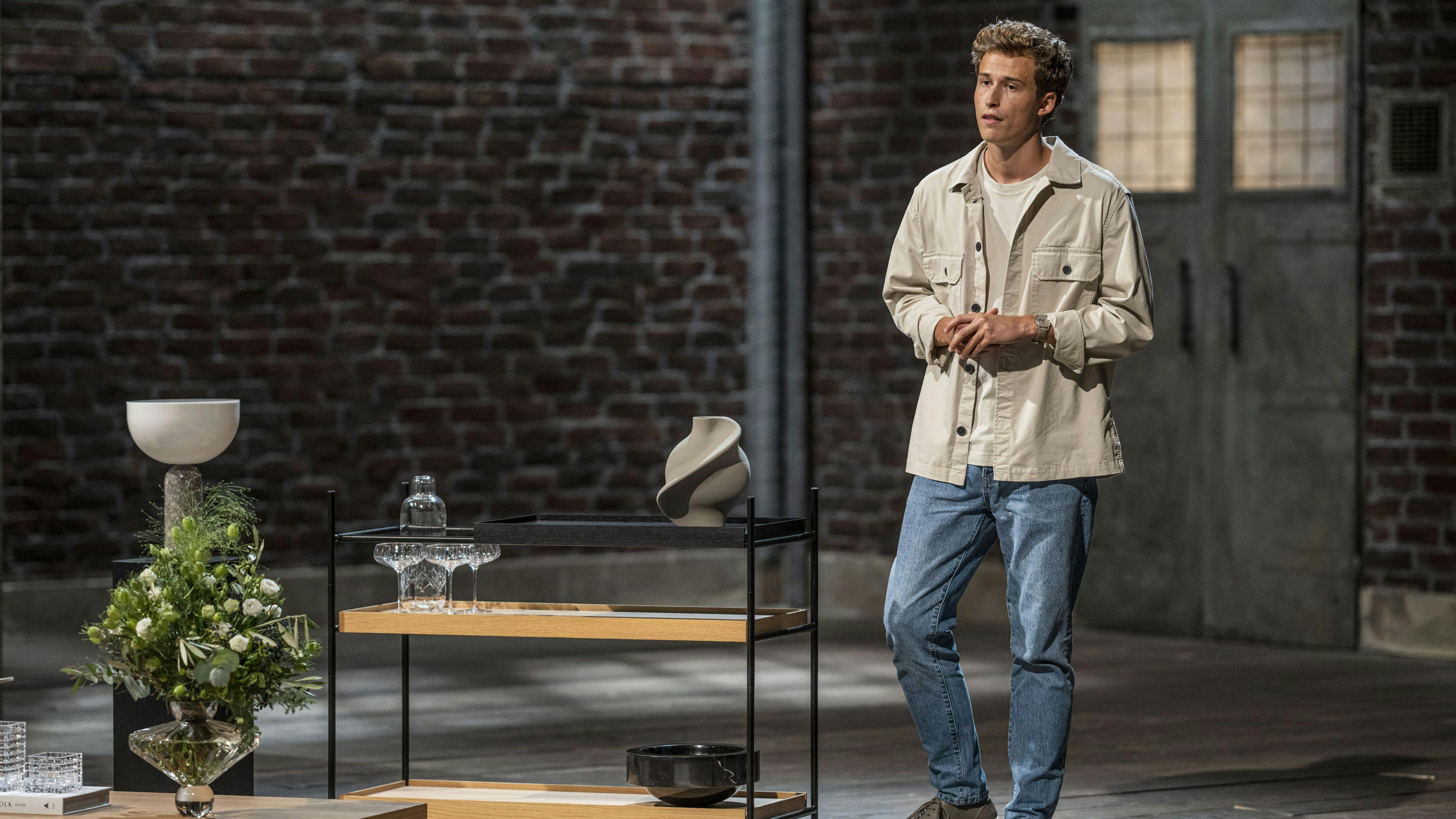 Lucas Rantzau fik både Jacob Risgaard og Christian Arnstedt med ombord, da han medvirkede i "Løvens Hule" i 2022. 