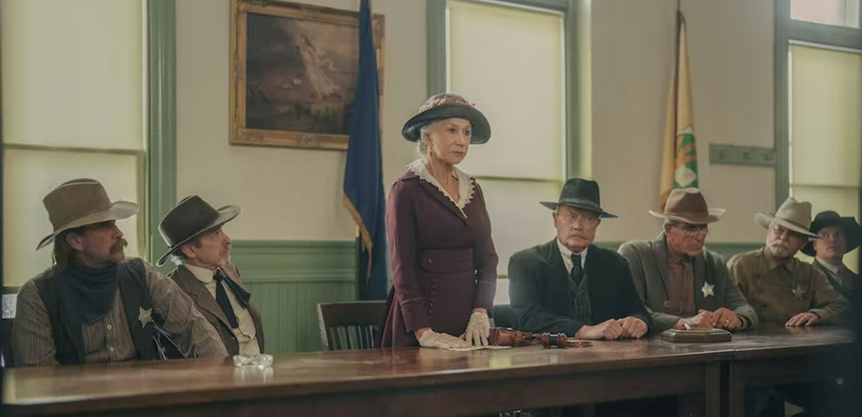 Helen Mirren som Cara Dutton i serien "1923".