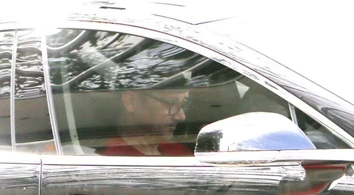 Jeremy Renner var ude at køre sig en tur.