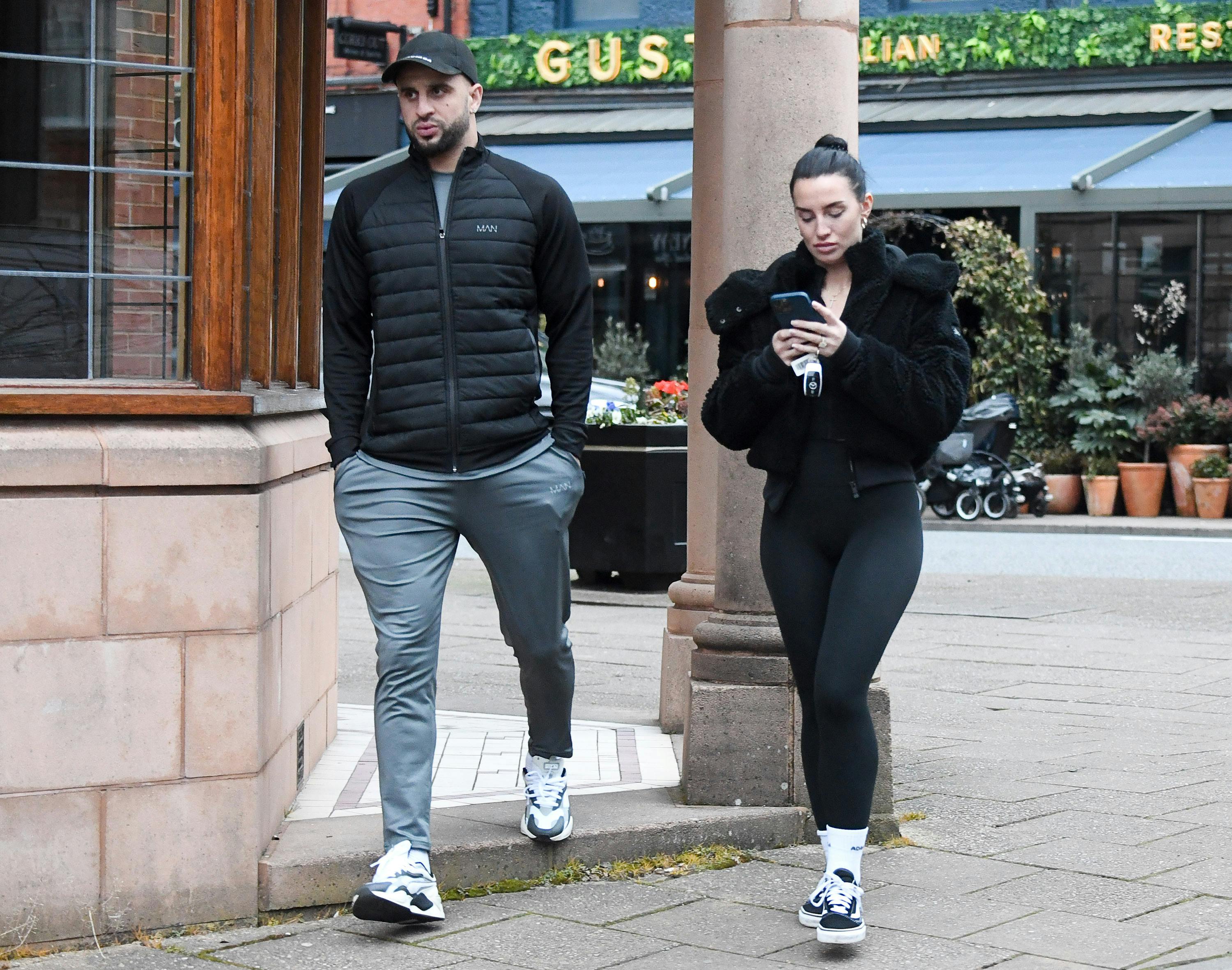 Kyle Walker og konen, Annie Kilner.