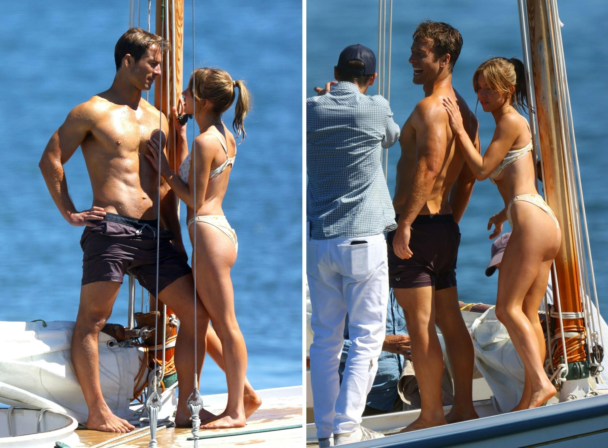 Kemien ser strålende ud mellem Sydney Sweeney og Glen Powell, der er i gang med at optage ny film sammen.