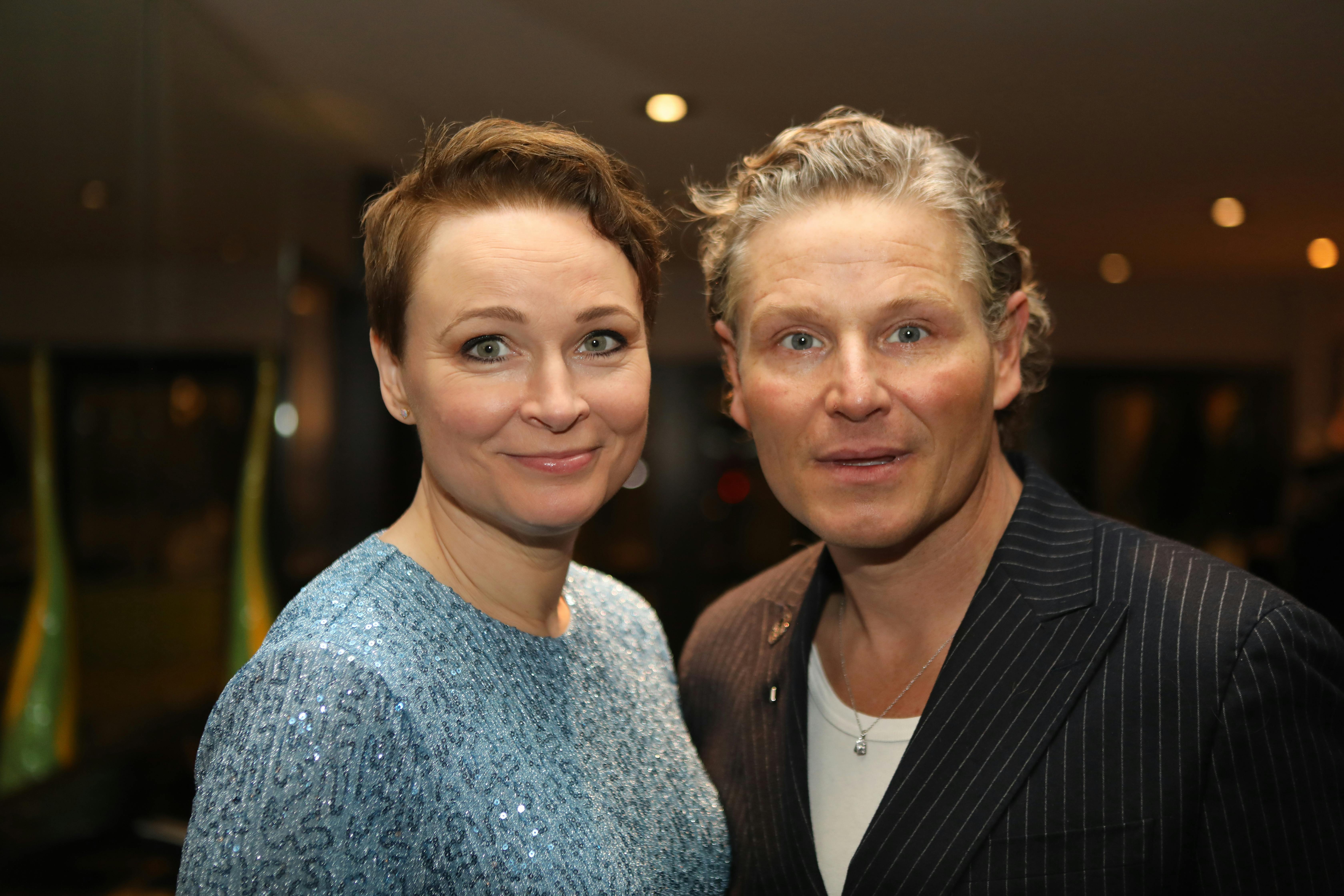 Jesper Høvring og Vicki Berlin var fredag aften til fest for Triangle of Sadness på et eksklusivt hotel i West Hollywood.
