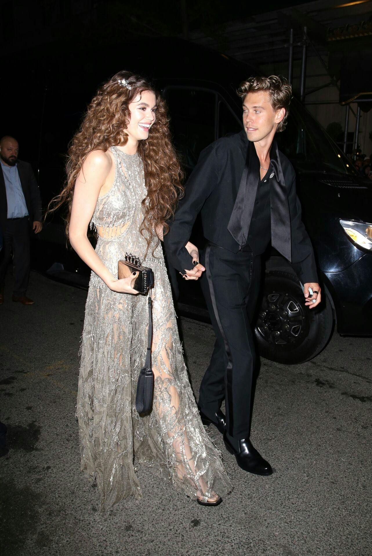 Modellen Kaia Gerber og skuespilleren Austin Butler stod for første gang frem som par til Met Gala i 2022.