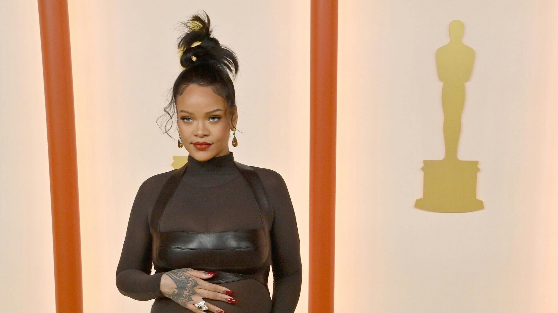 Rihanna til Oscar-uddelingen 2023.