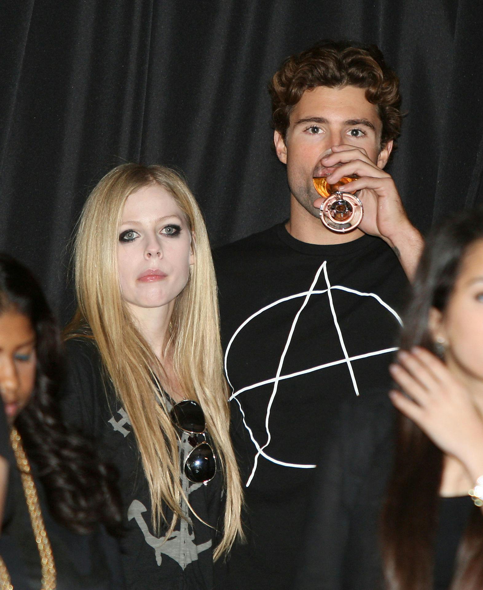 Avril Lavigne og Brody Jenner i 2012.

