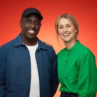 Melvin Kakooza og Camilla Martin skal være værter på "Alle vores børn"-indsamlingen.