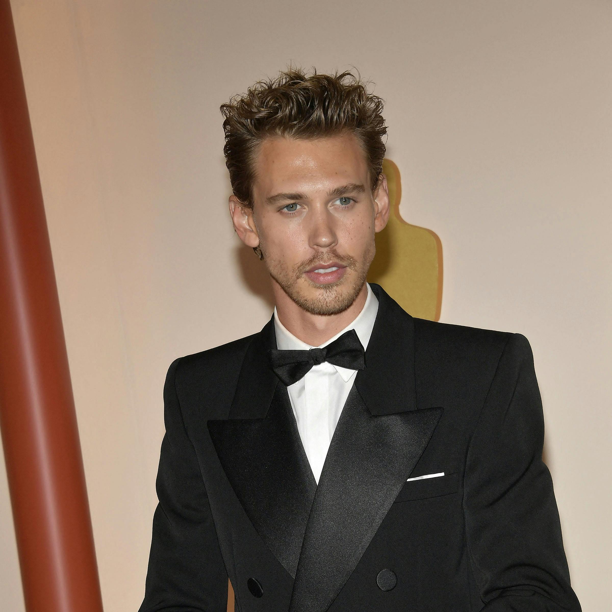 Austin Butler til Oscar 2023, hvor han er nomineret i kategorien Bedste mandlige skuespiller for sin rolle som Elvis i filmen af samme navn.