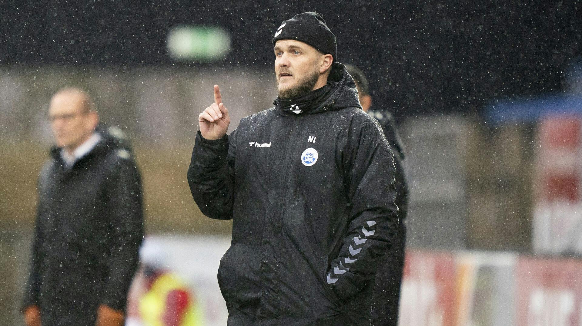 Niels Lodberg kommer til at stå i spidsen for FC Midtjylland, når de møder Silkeborg. 