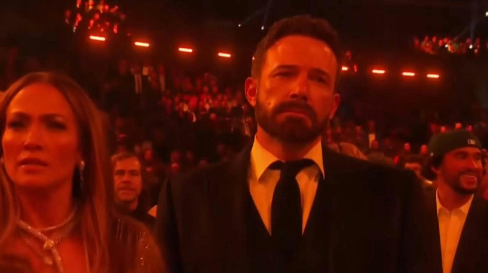 Ben Affleck lignede ikke en, der hyggede sig, da han var med konen, Jennifer Lopez, til Grammy Awards.