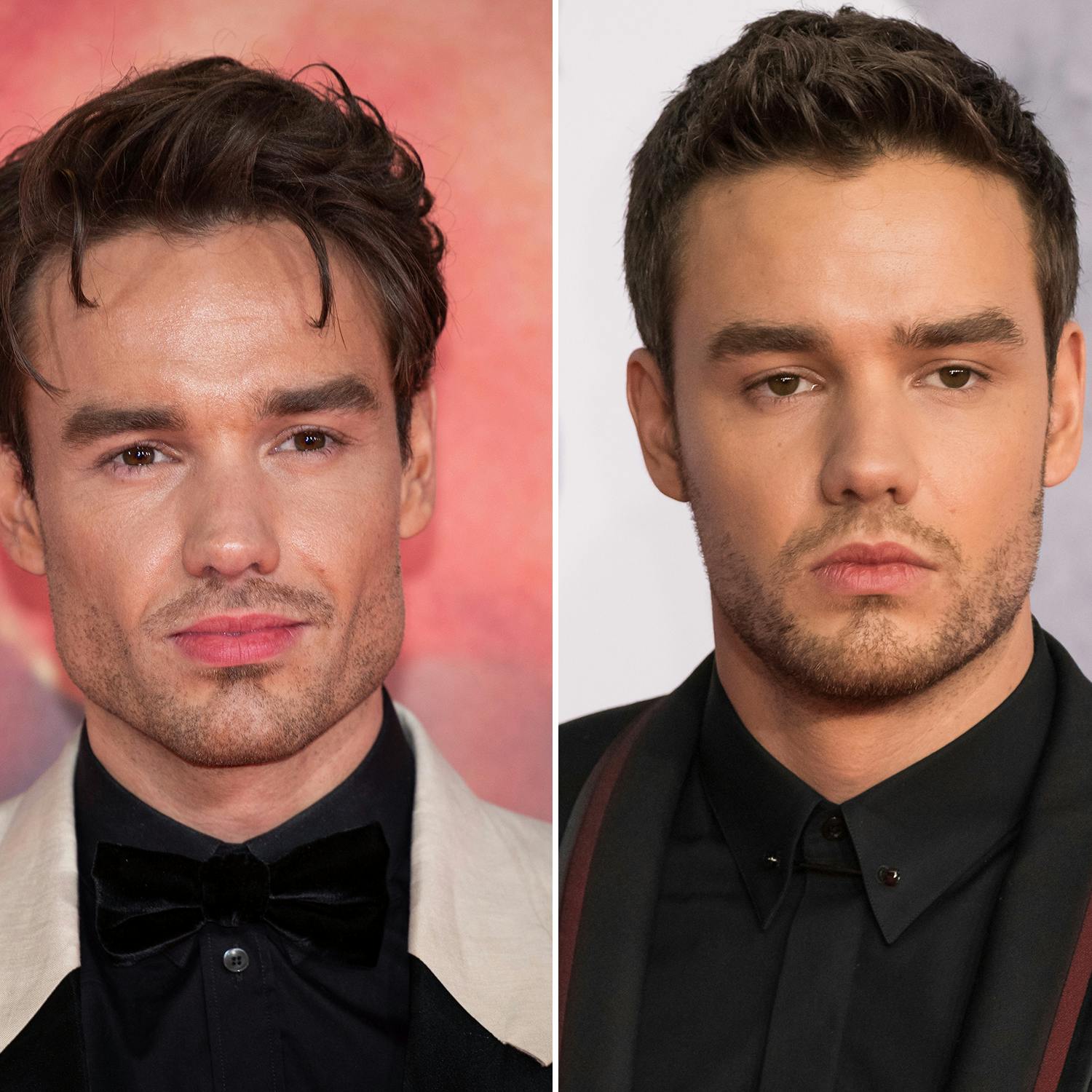 Til venstre er det Liam Payne fotograferet i 2023, mens billedet til højre er fra 2019. 