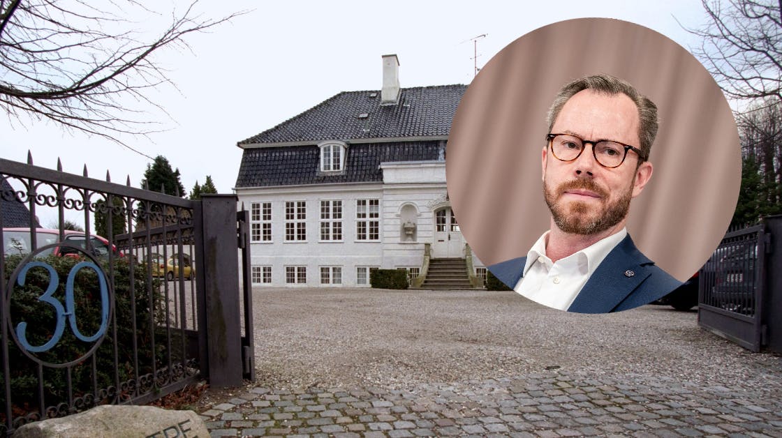 Det er palæet her, at Jakob Ellemann-Jensen og resten af partiets ledelse snart skal finde flyttekasserne frem i.