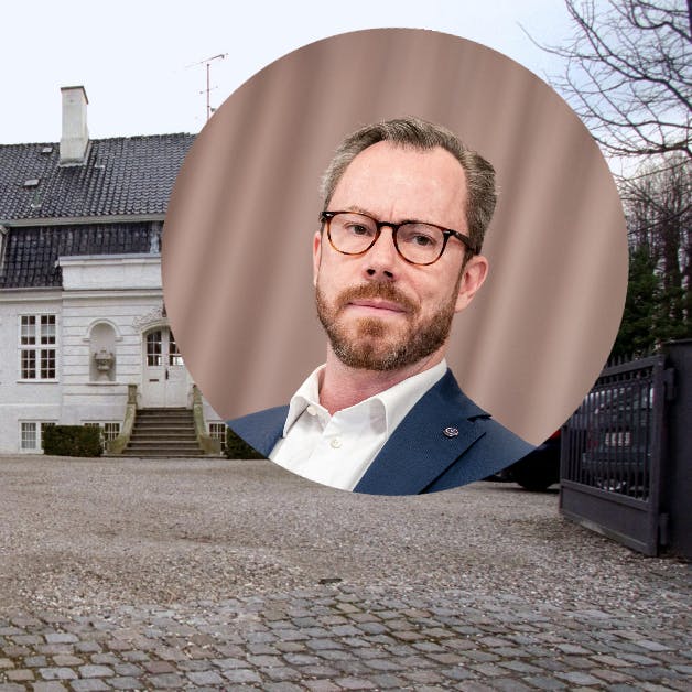 Det er palæet her, at Jakob Ellemann-Jensen og resten af partiets ledelse snart skal finde flyttekasserne frem i.