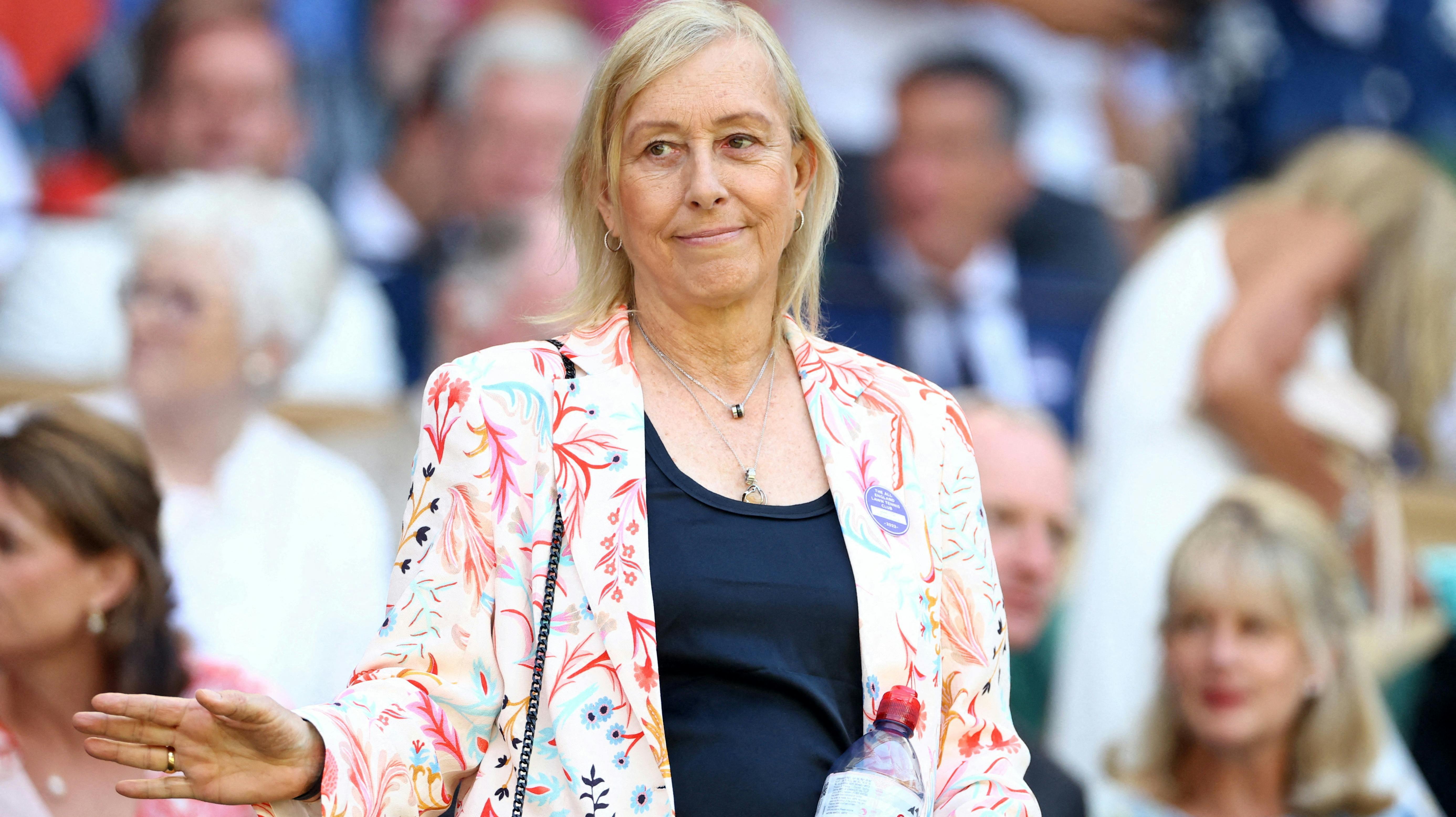 På tværs af single og double har Navratilova 59 grand slam-titler. (Arkivfoto).
