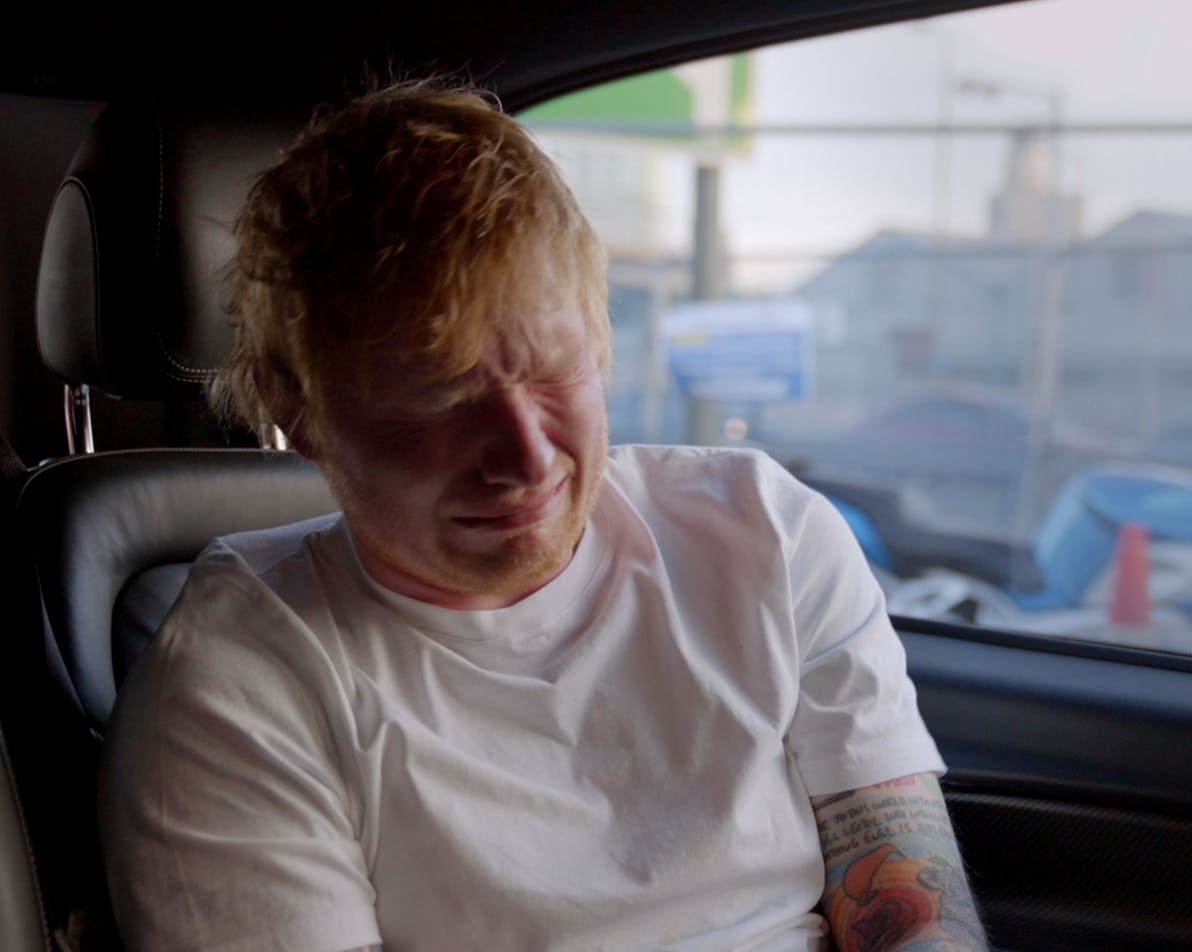 Ed Sheeran bryder sammen i den kommende dokumentarserie "Ed Sheeran: The Sum of It All".&nbsp;
