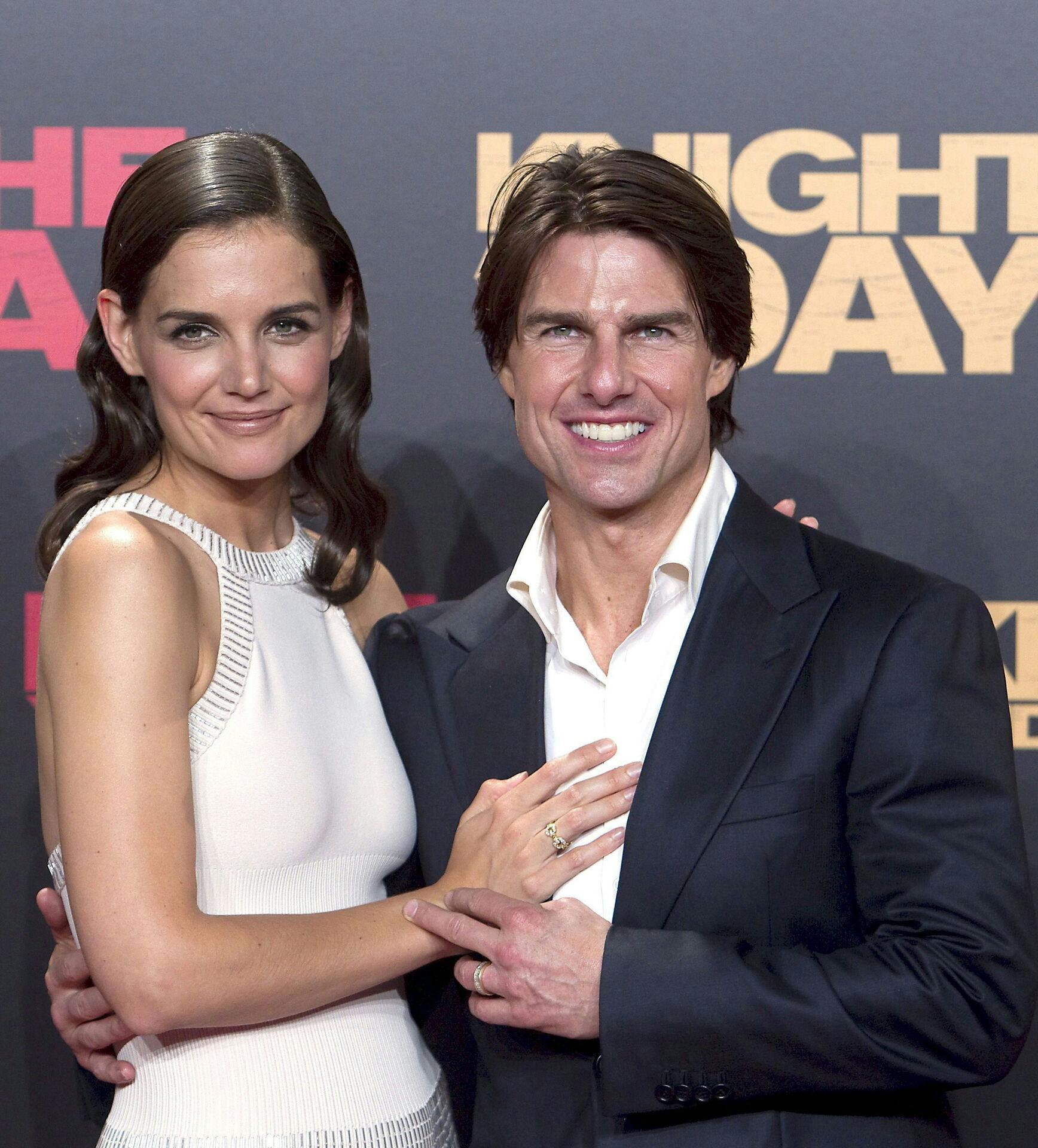 Tom Cruise og hans daværende hustru Katie Holmes i 2010.
