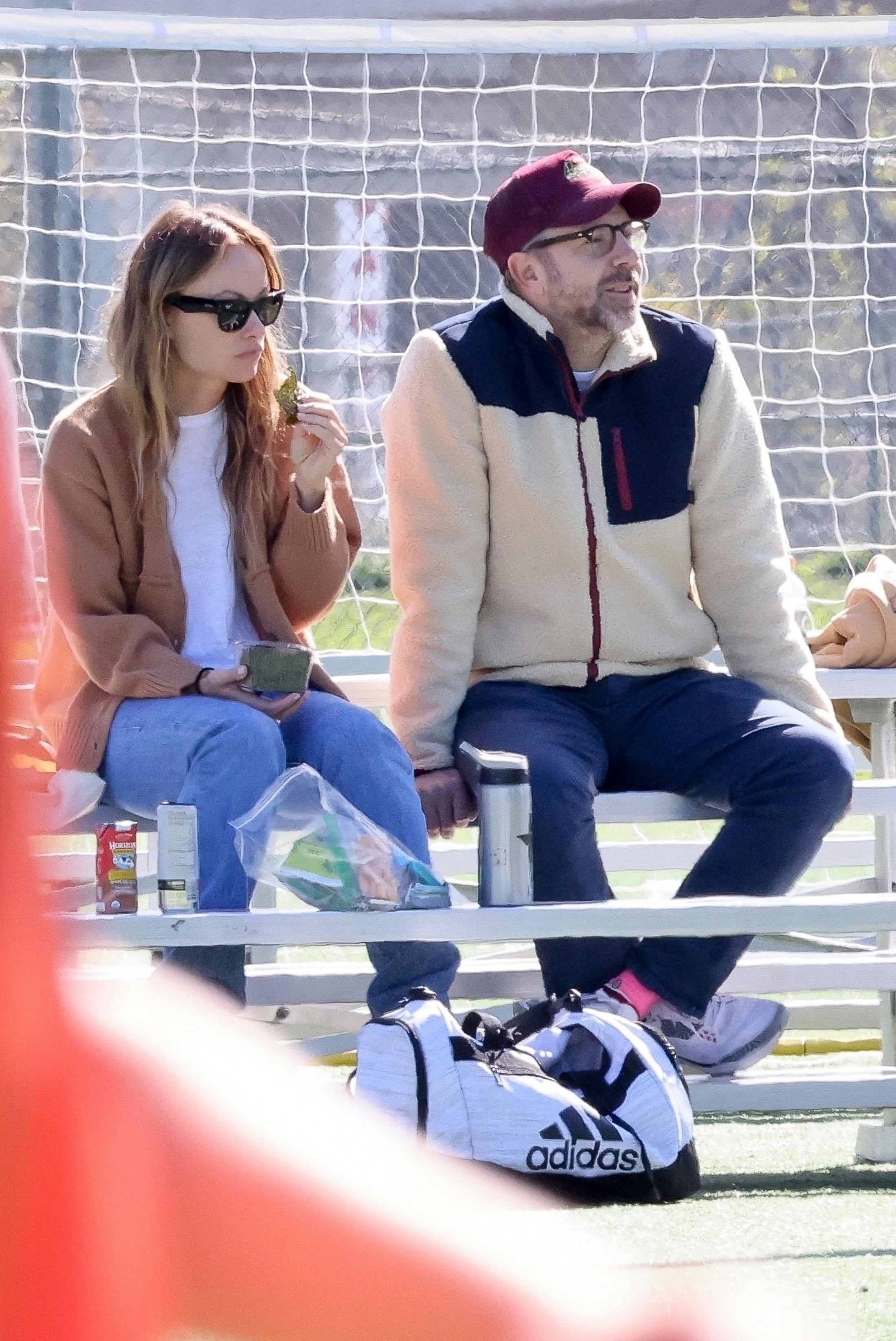 Selvom stemningen ikke har været den bedste mellem dem på det seneste, så mødtes Wilde og Sudeikis alligevel for børnenes skyld i Los Angeles i weekenden 