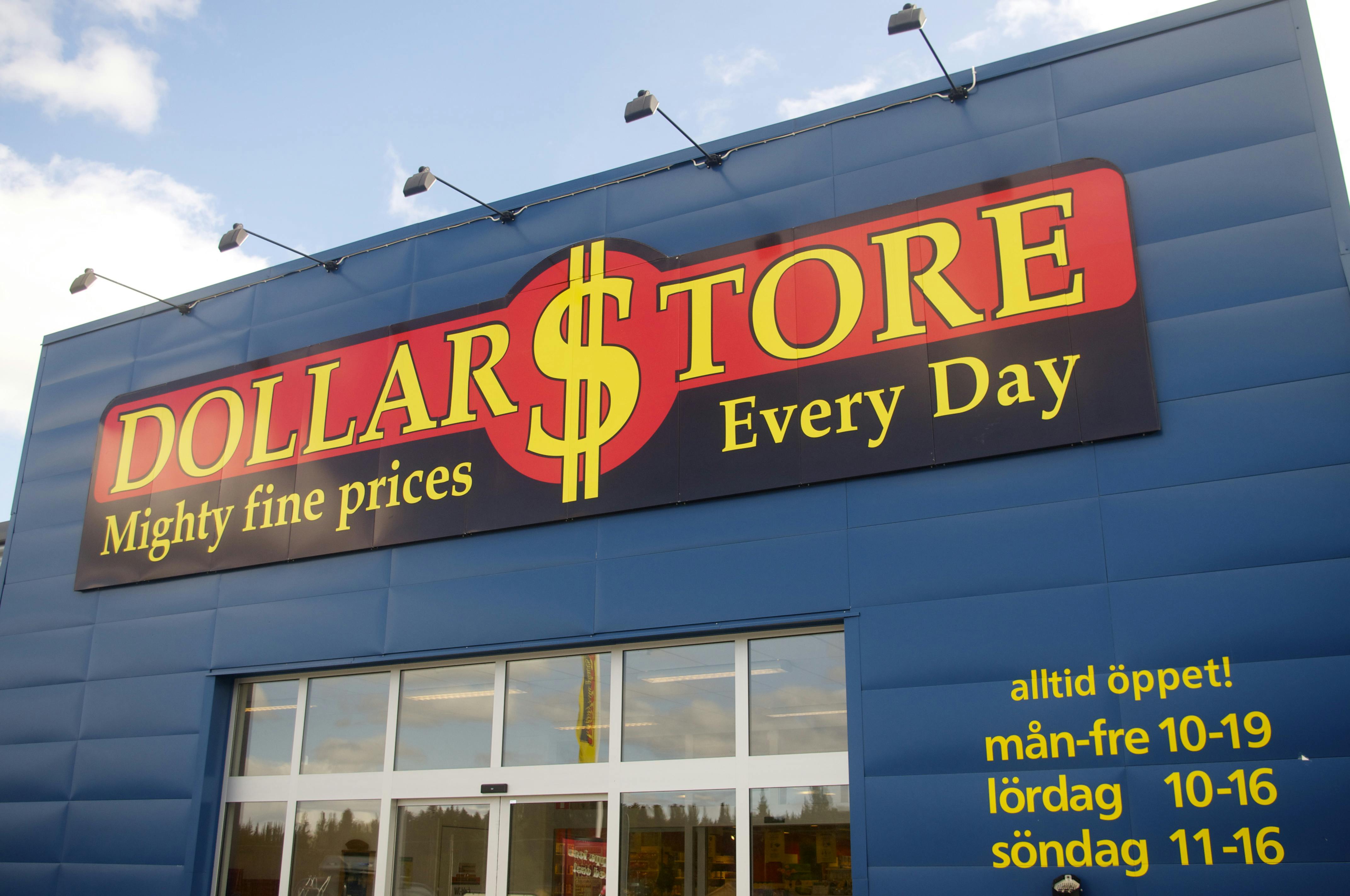 Dollarstore vil ikke åbne butikker på mindre end 3.000 kvadratmeter.