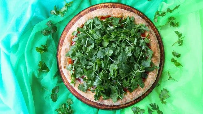 Var det noget med en korianderpizza?
