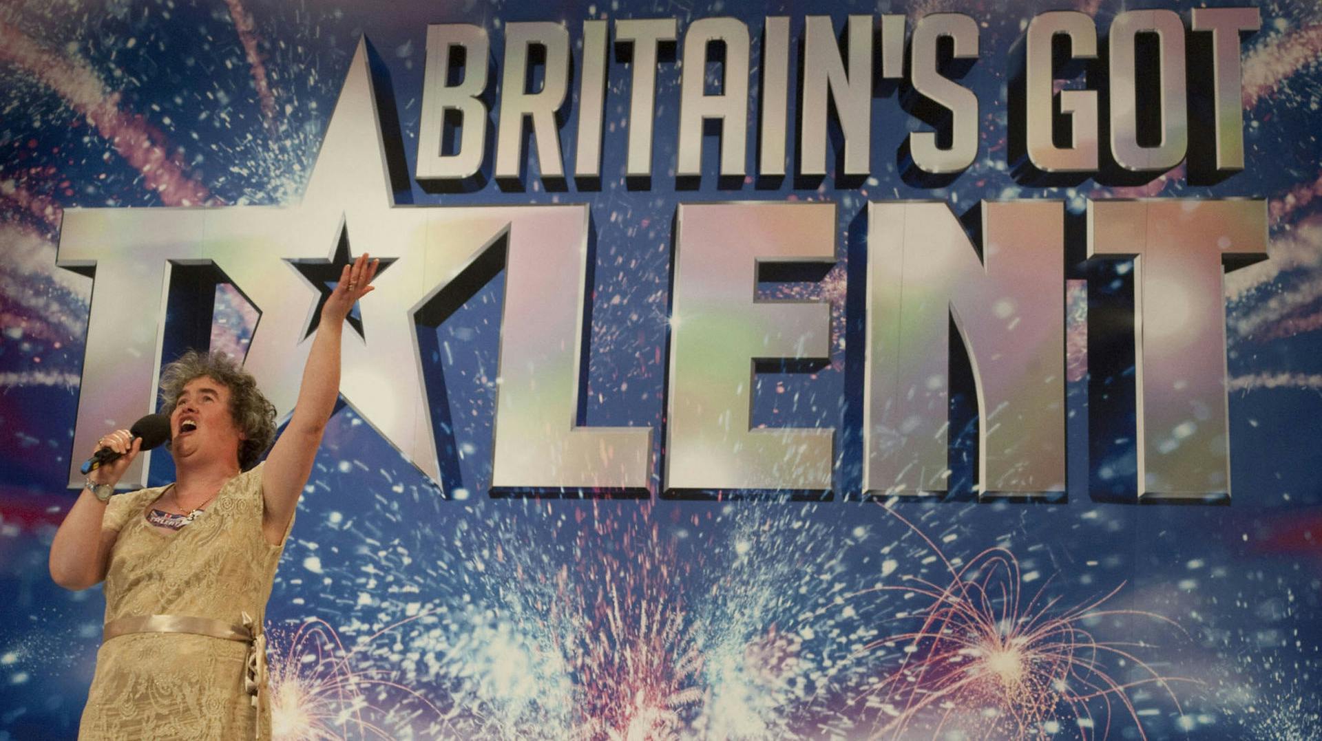Sådan så det ud, da Susan Boyle dukkede op i "Britain's Got Talent" tilbage i 2009.