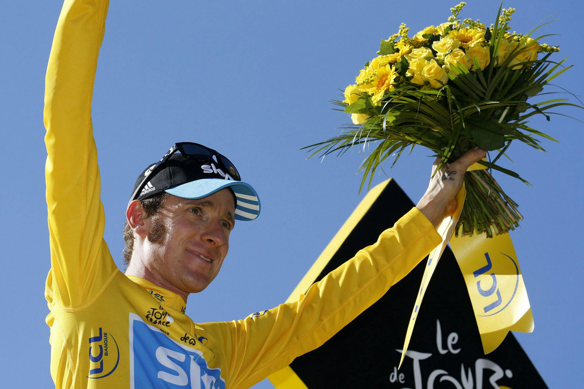 Bradley Wiggins endte øverst på Tour de France-podiet i 2012. 