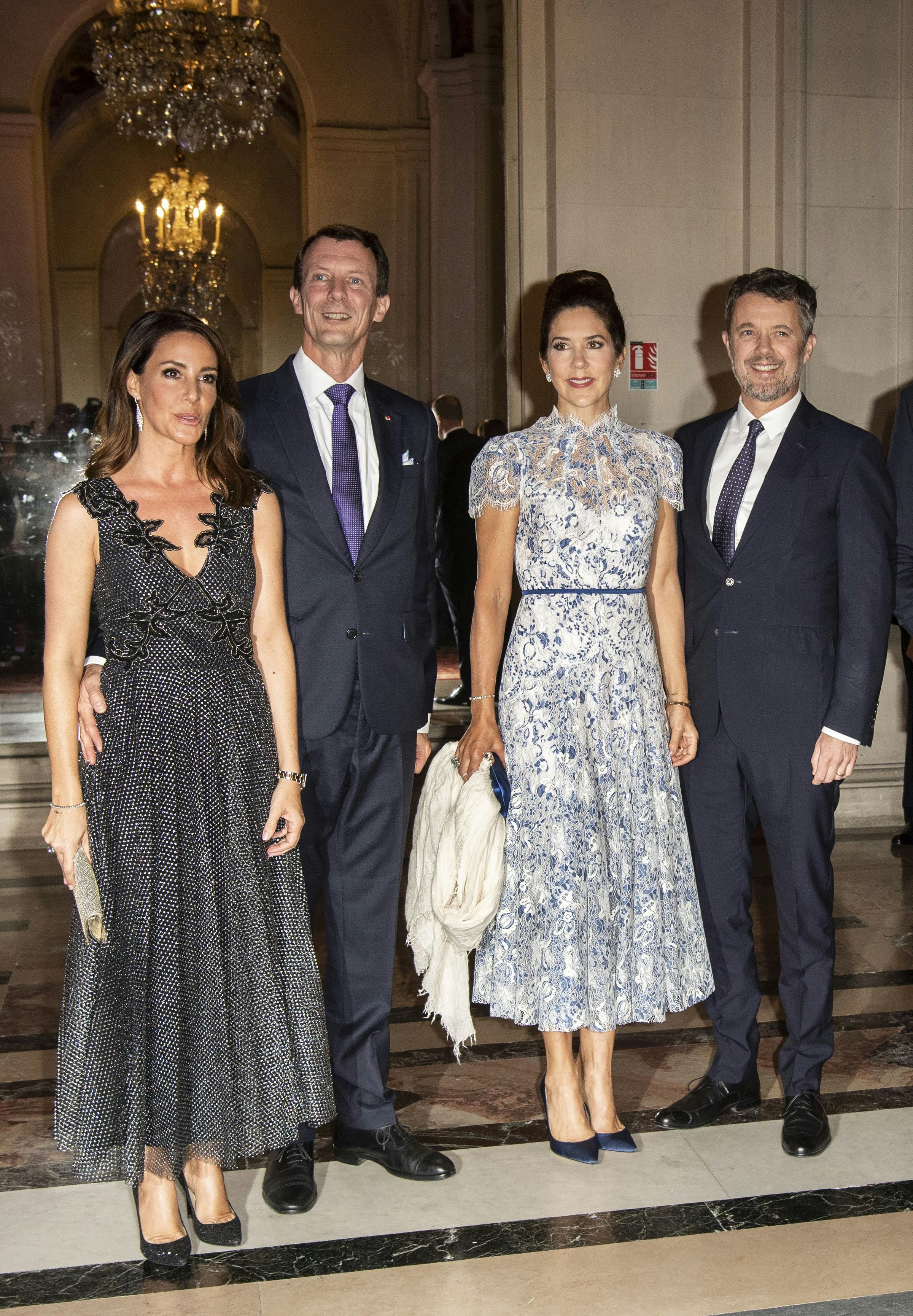 Prinsesse Marie, prins Joachim, kronprinsesse Mary og kronprins Frederik