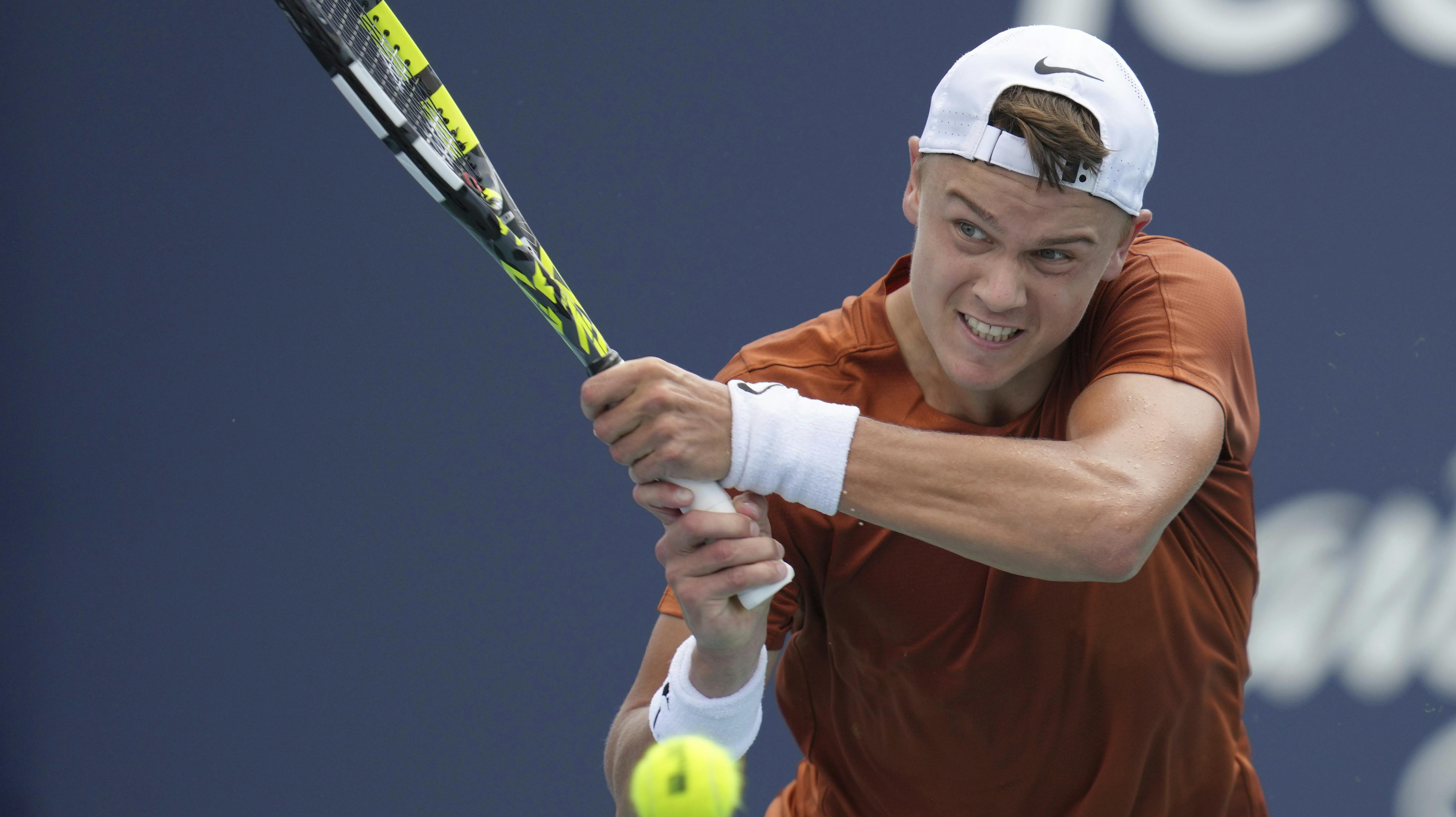 Holger Rune er ude af Miami Open. Han tabte i to sæt til amerikanske Taylor Fritz.