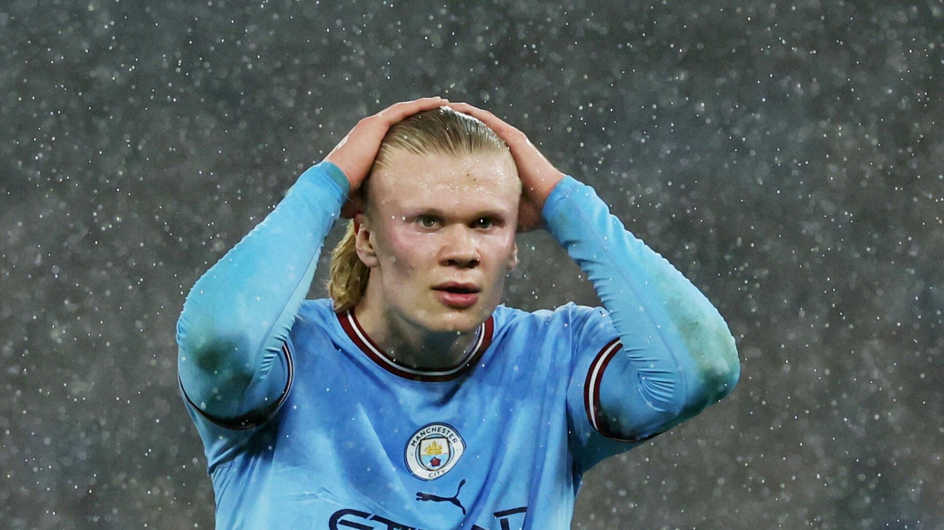 Politiet i Manchester efterforsker den norske fodboldstjerne Erling Haaland. 