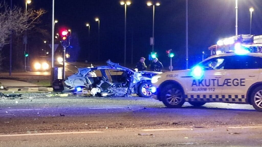 Ulykken var meget voldsom.