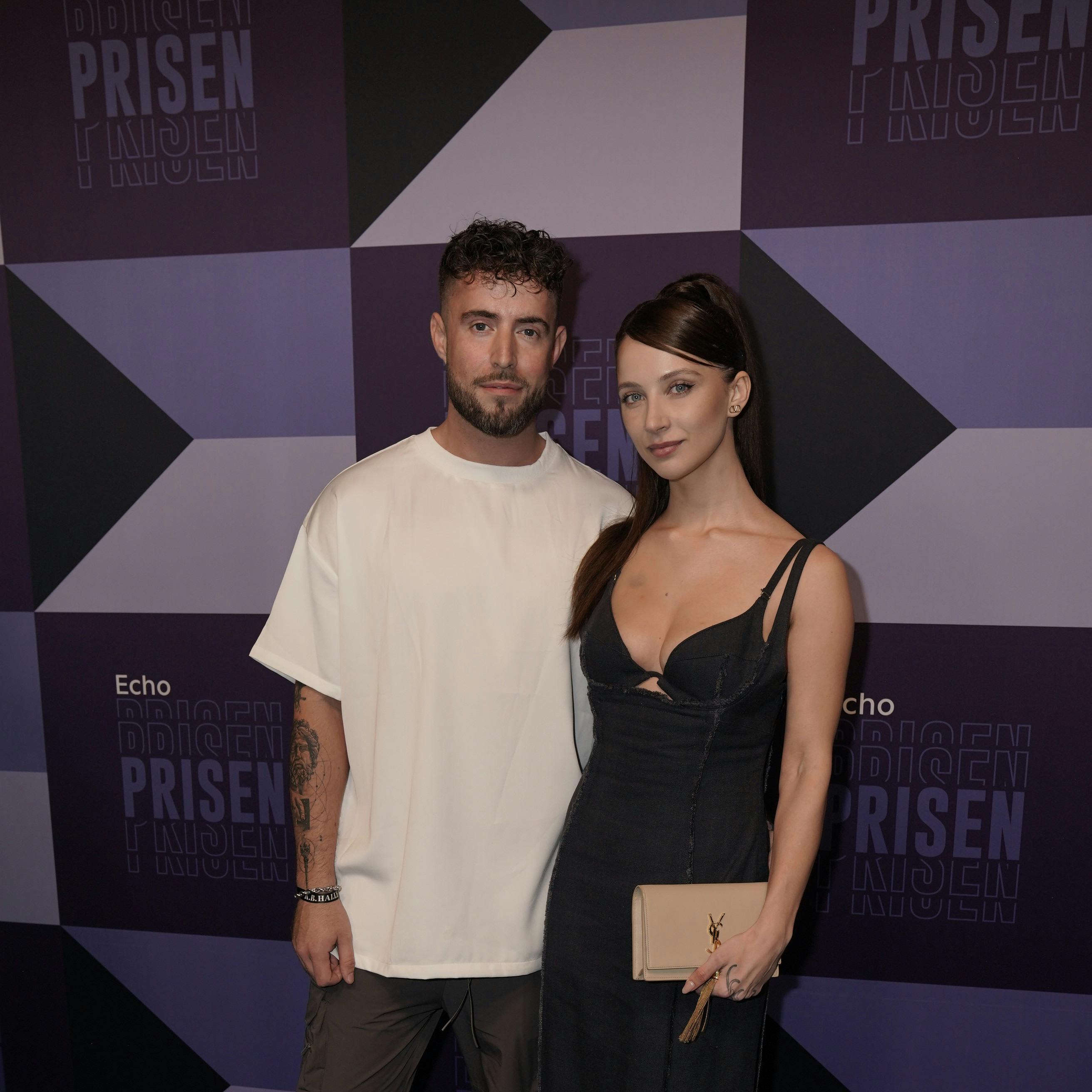 Nikita Klæstrup og kæresten Mikkel. 