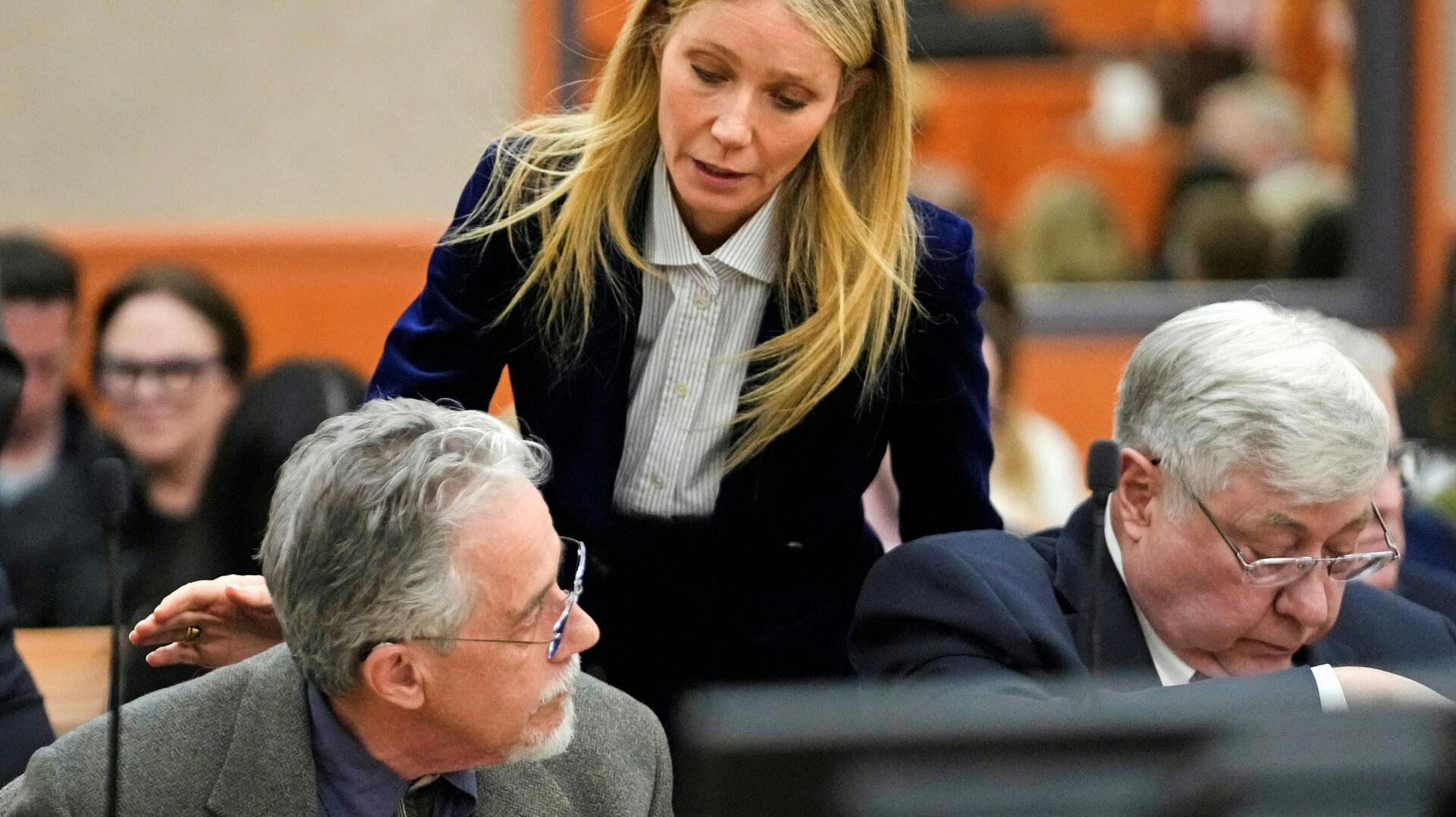 Terry Sanderson fik et par ord med på vejen af Gwyneth Paltrow.