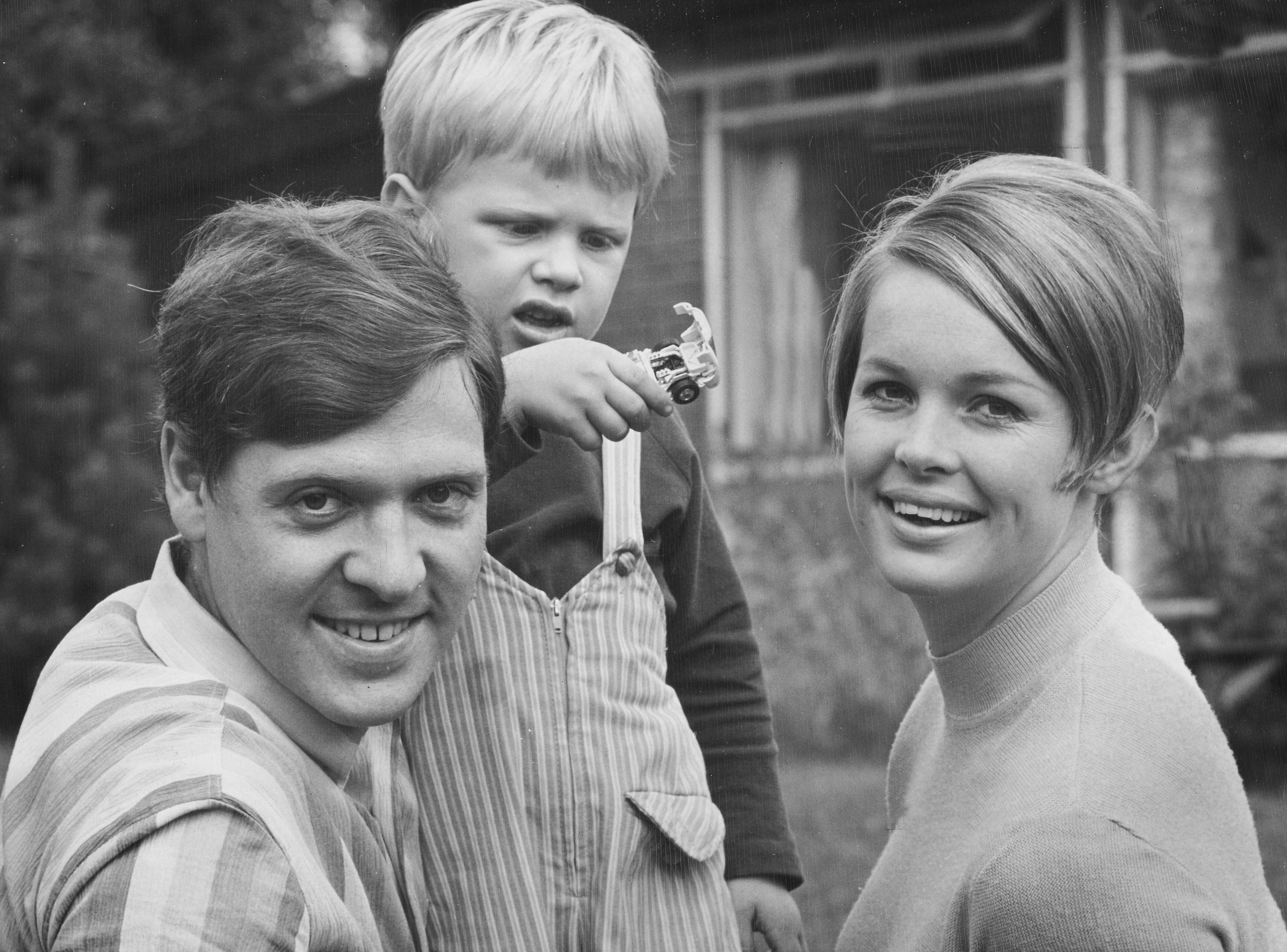 Parret sammen med sønnen Giacomo, der i dag er filminstruktør 