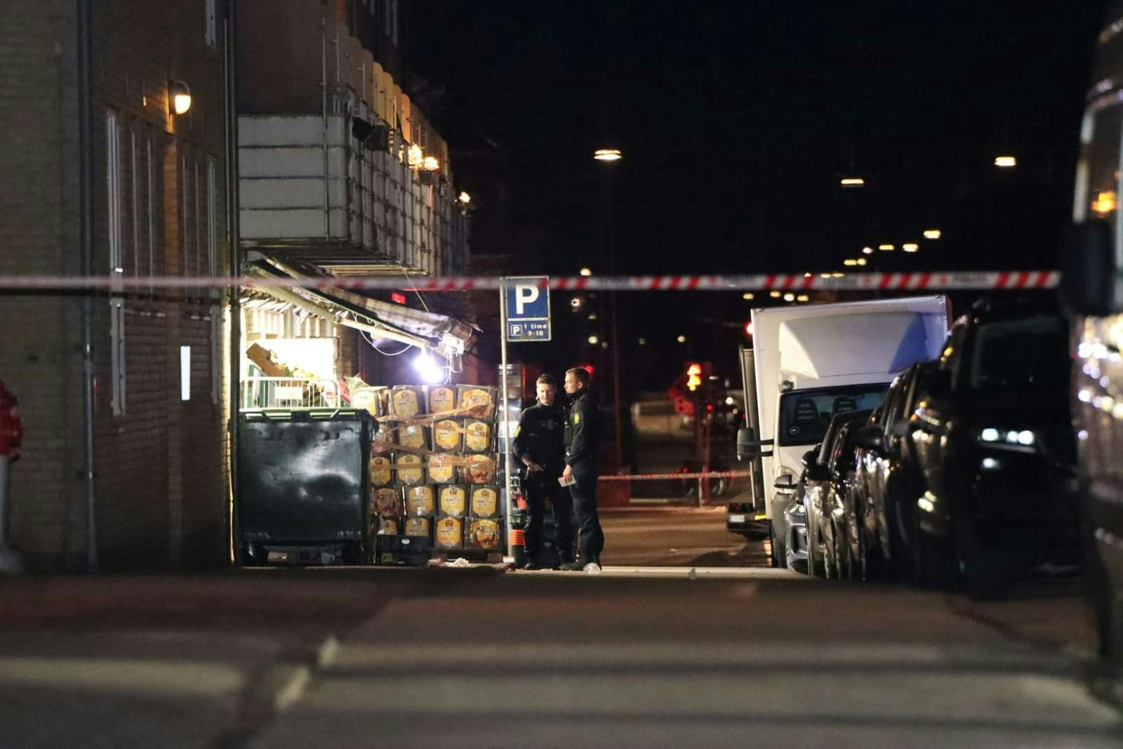 Det voldsomme knivangreb fandt sted søndag aften på Storegårdsvej i Brønshøj.