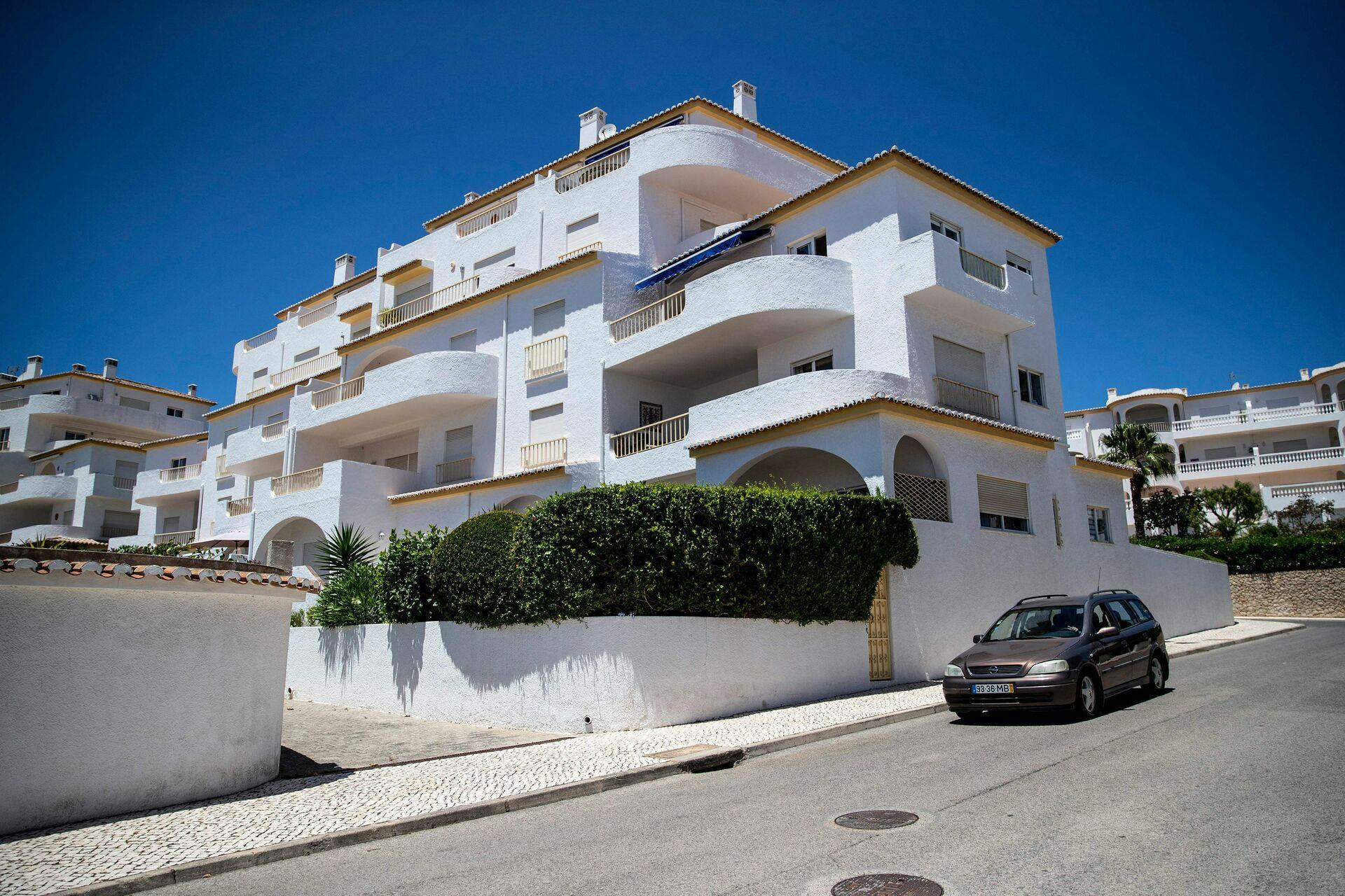 Det var fra denne feriebolig i Praia da Luz i Portugal, at den 3-årige pige forsvandt.&nbsp;
