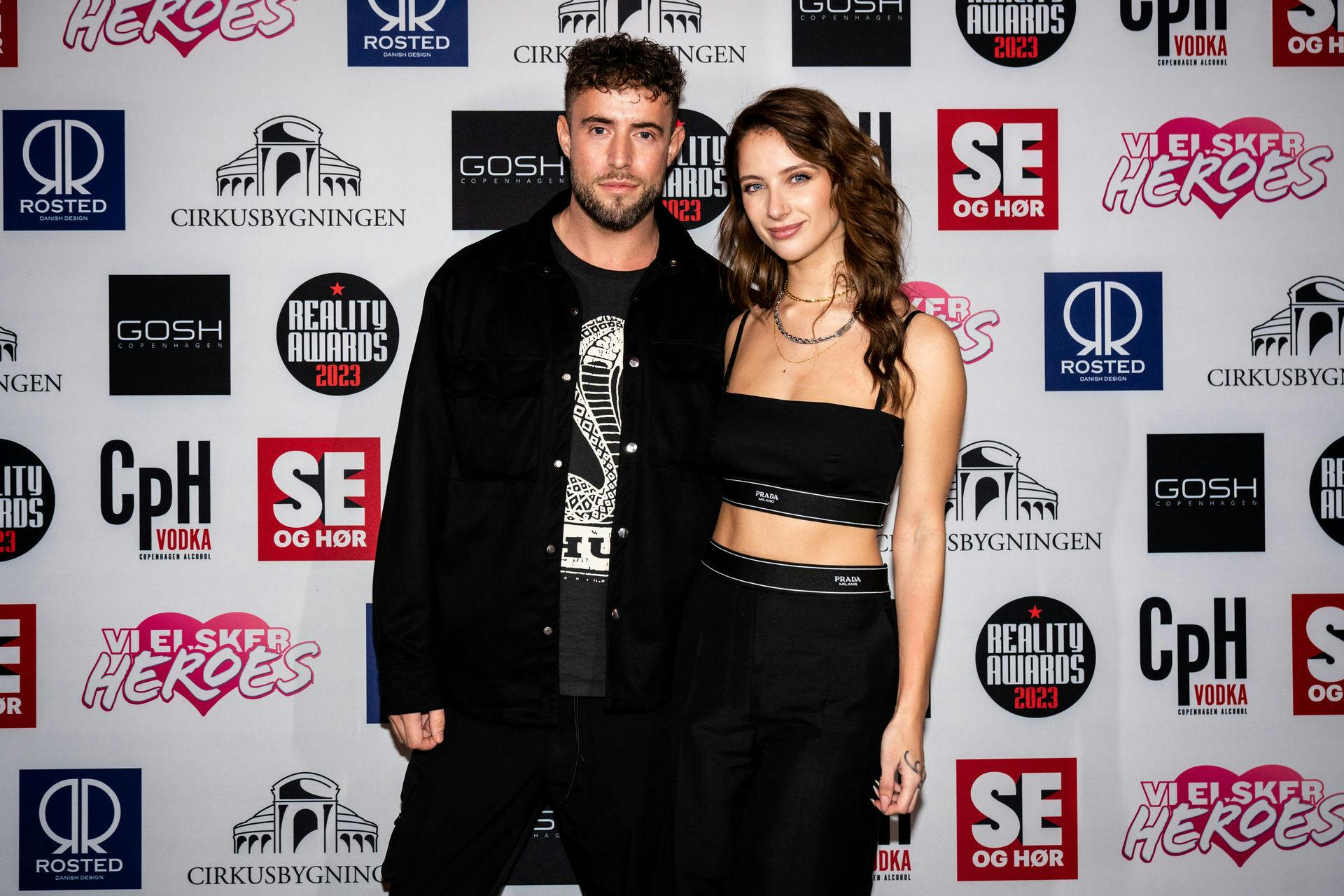 Nikita Klæstrup med sin kæreste, Mikkel Christensen, som hun mødte under optagelserne til "Fboy Island".