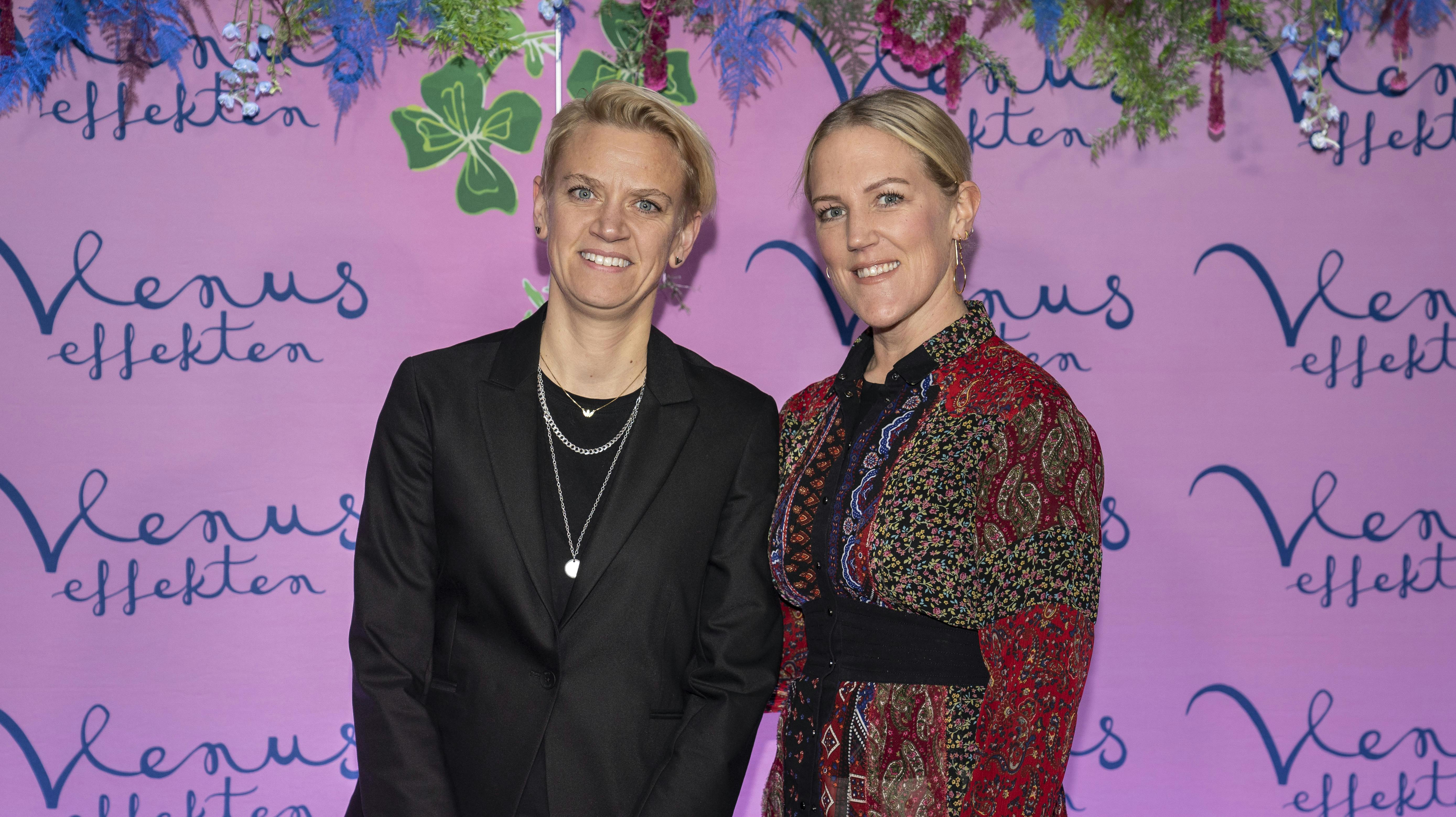 Michelle Kristensen og partneren, Pernille Wass, skal være forældre til efteråret. nbsp;