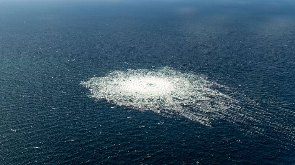 Eksplosionerne på Nord Stream 2 fandt sted nær Bornholm den 26. september sidste år. 