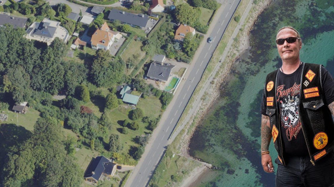 Det er uvist, hvorfor Skattestyrelsen nu forsøger at kradse penge ind hos strandvejsrockeren Michael "Kokken" Rosenvold ved at tage pant i hans og konens hus i disse skønne omgivelser.