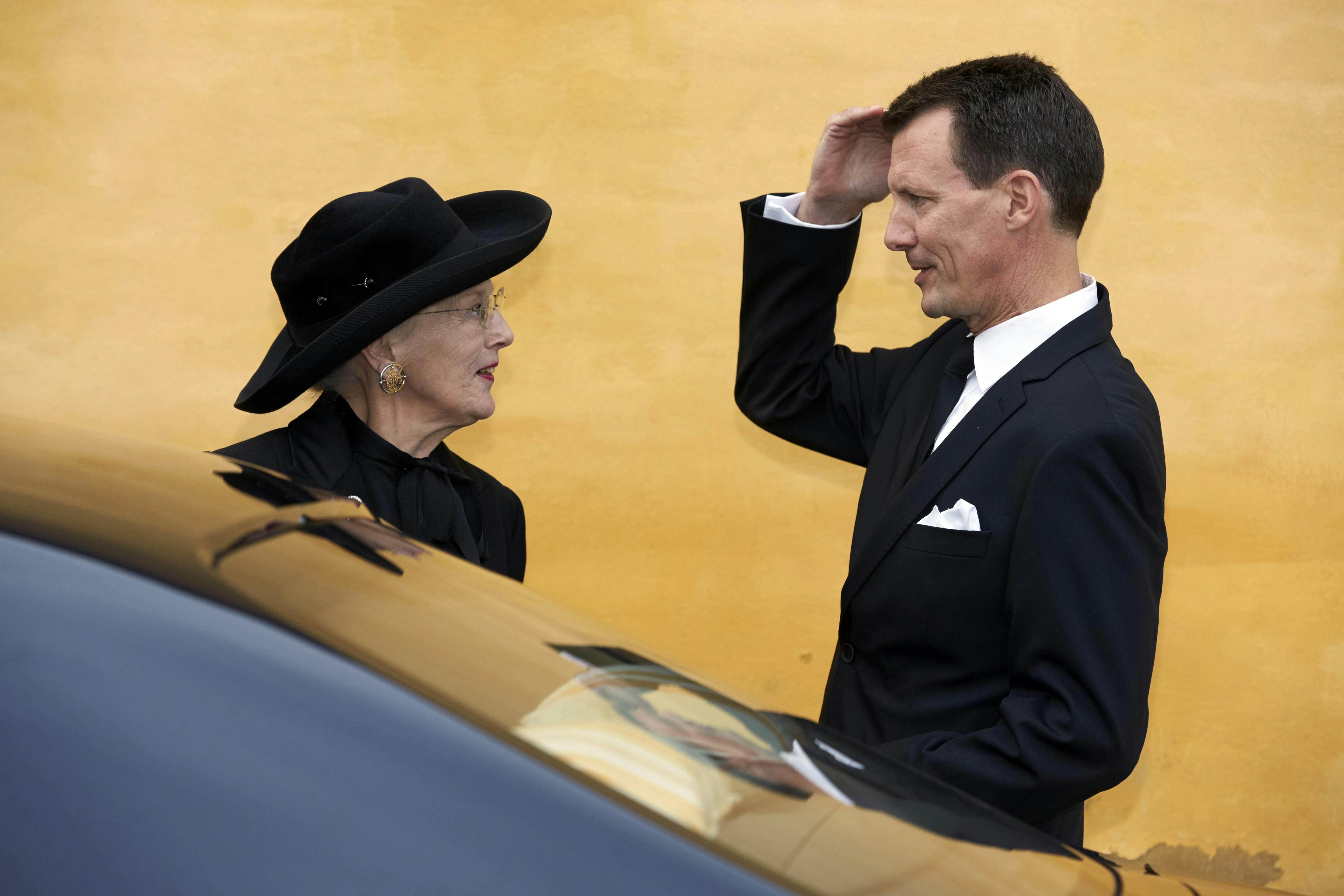 Dronning Margrethe og prins Joachim