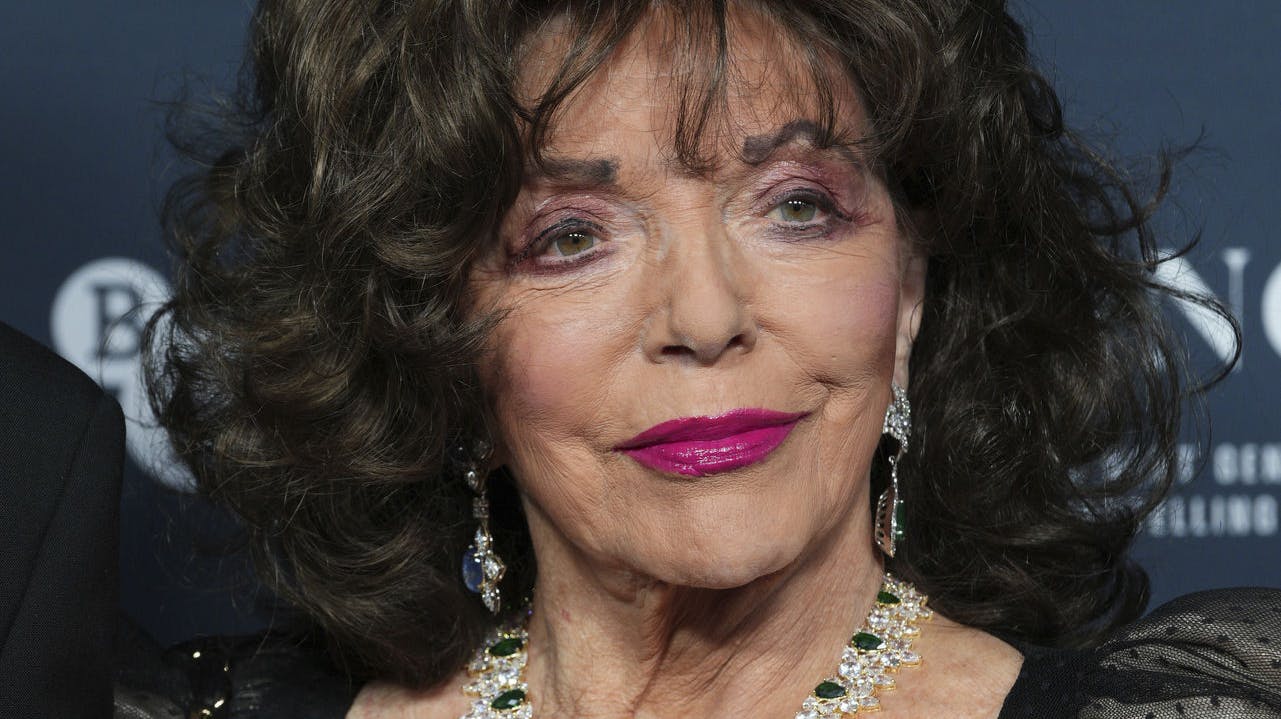 89-årige Joan Collins fotograferet i september 2022.