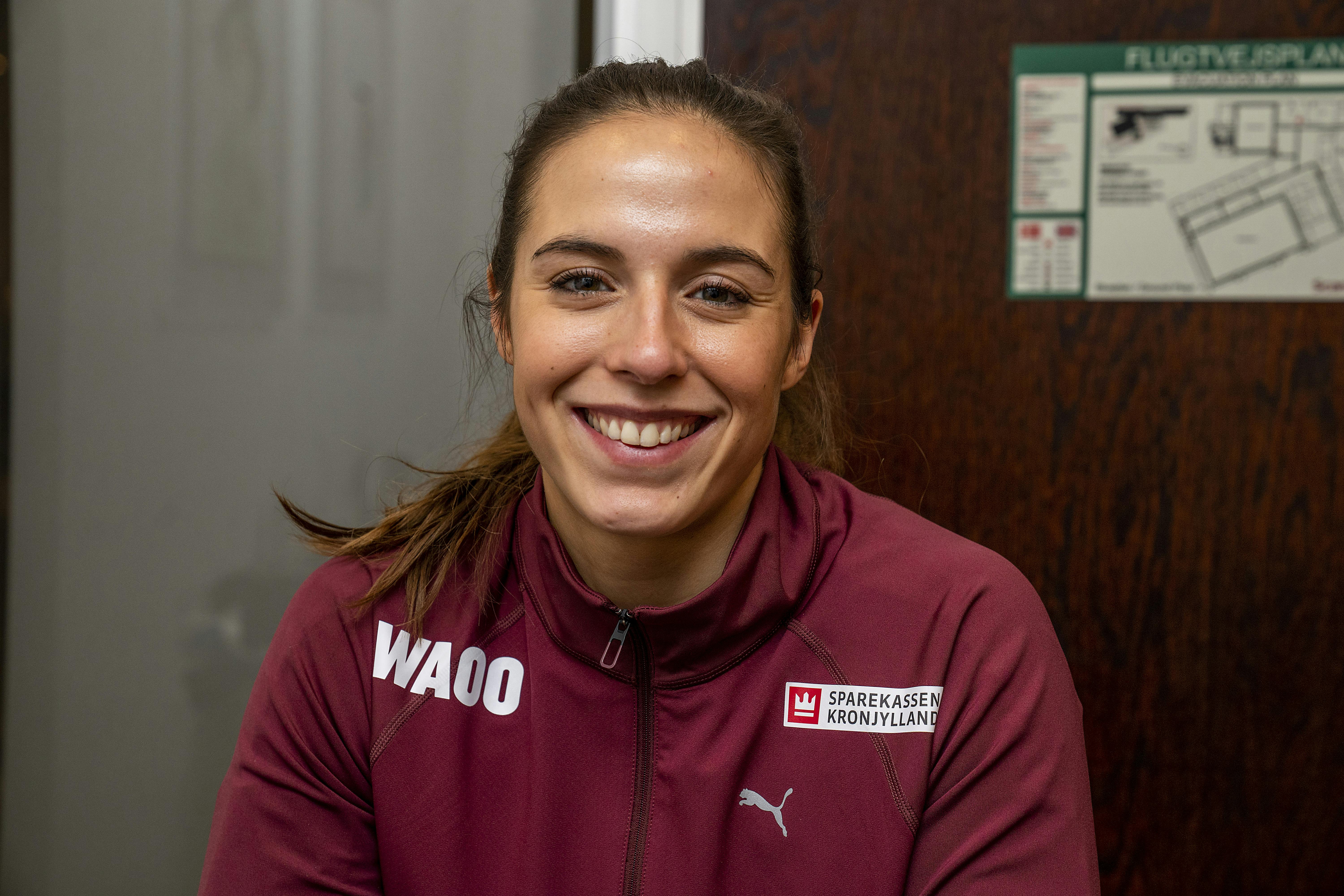 Luise Burgaard glæder sig til landskampen i Royal Arena.