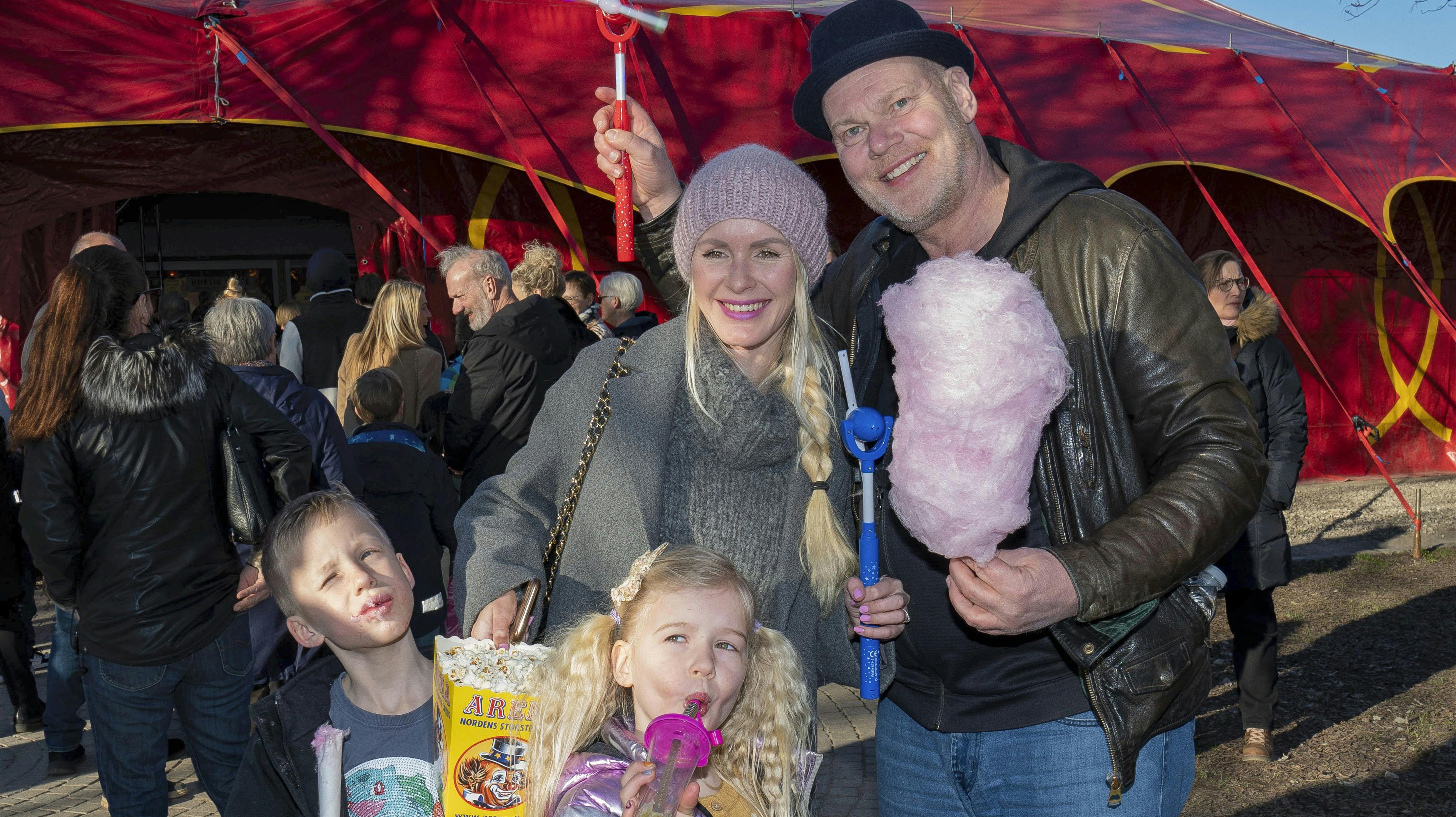 Valdemar, Frida, Katrine Wadil og Andreas Bo