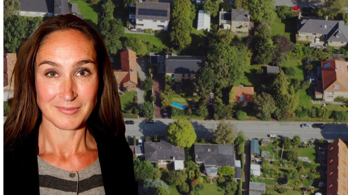 Signe Wenneberg slår snart rod i velhaverkvarteret her i Hellerup.