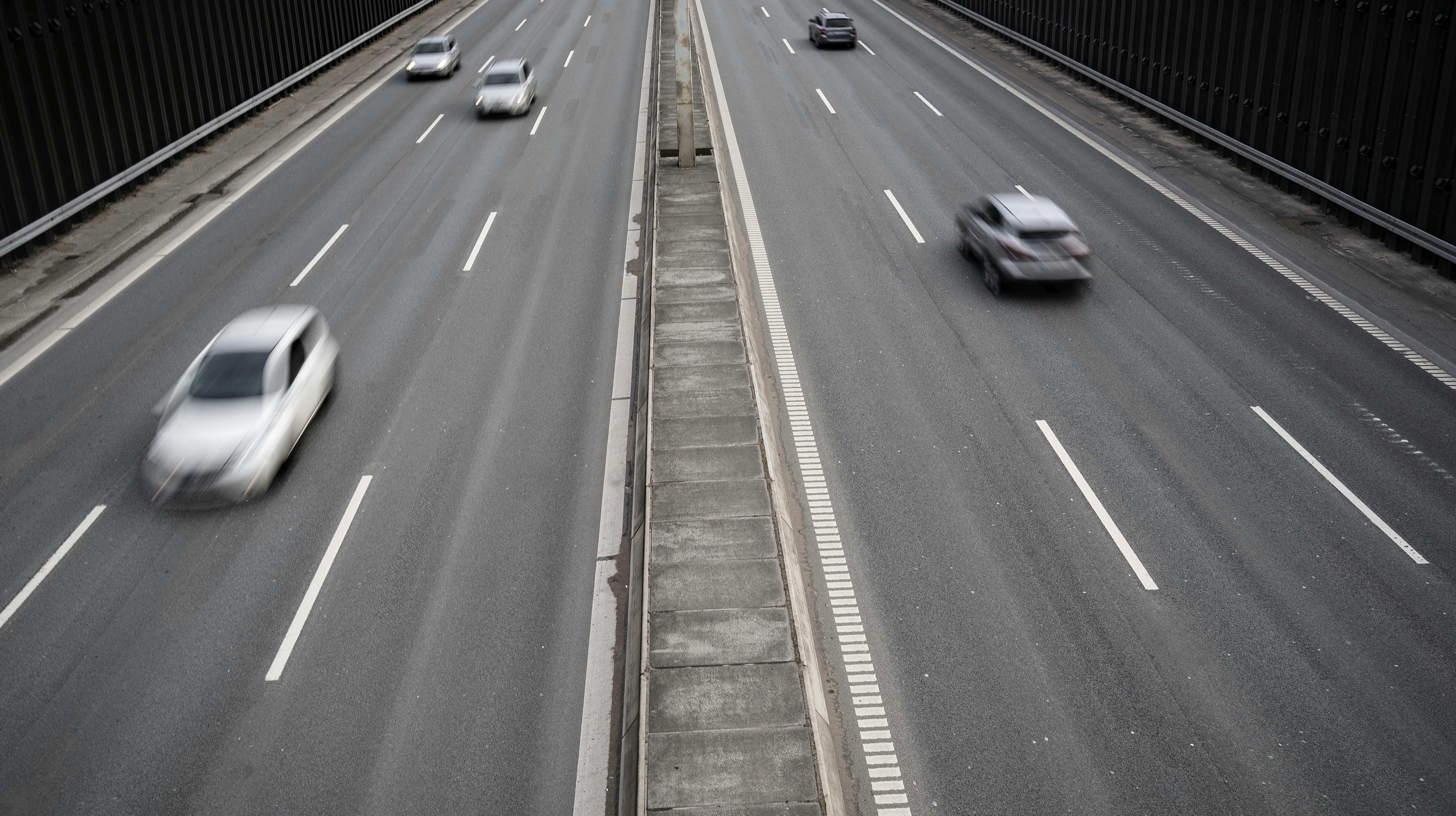 Det var på Helsingørmotorvejen, at bilisten blev målt til at køre 127 kilometer i timen. 