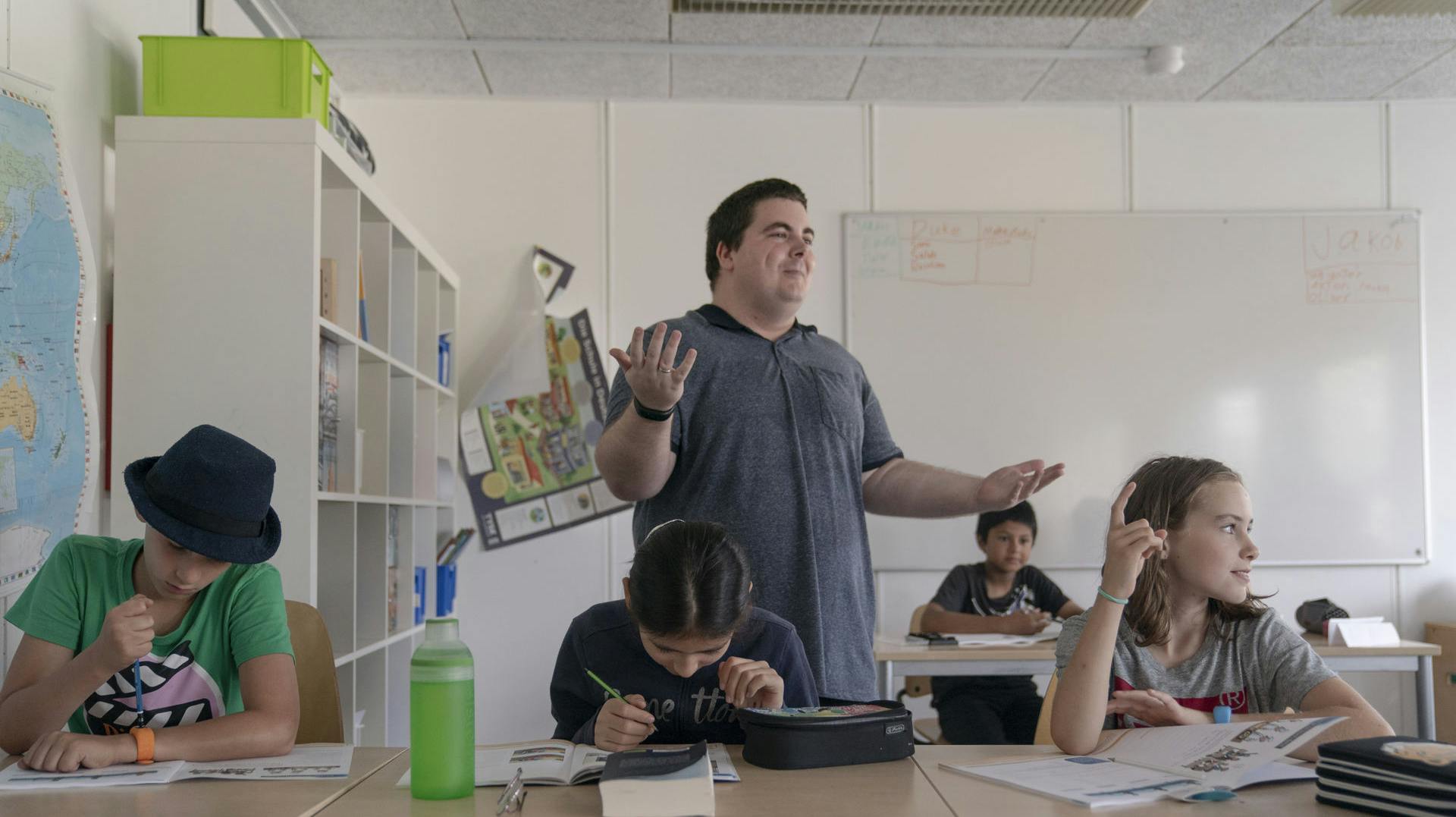 Atheneskolen er en af de andre skoler, der kun tager højtbegavede børn. Billedet er fra Atheneskolen.