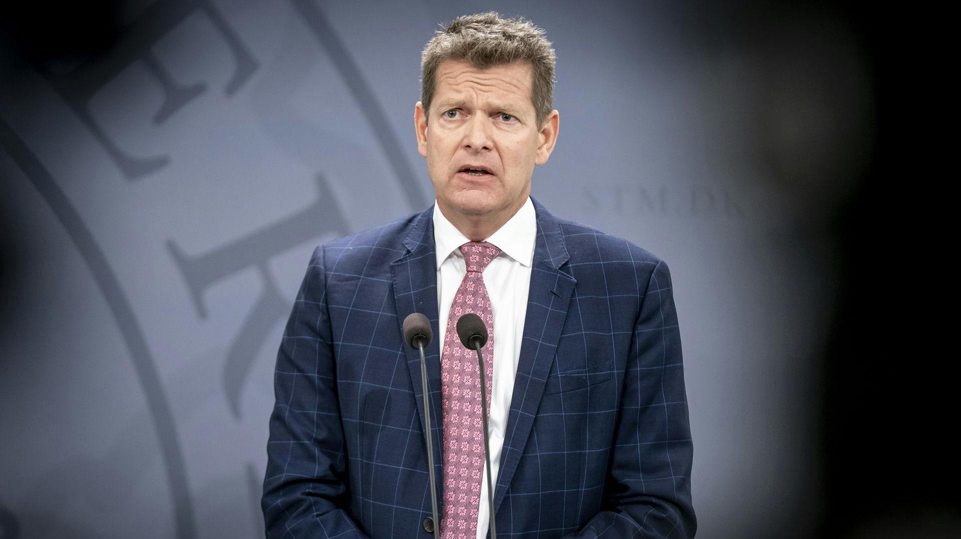 Søren brostrøm nåede at medvirke på et hav af pressemøder i starten af 2020'erne.