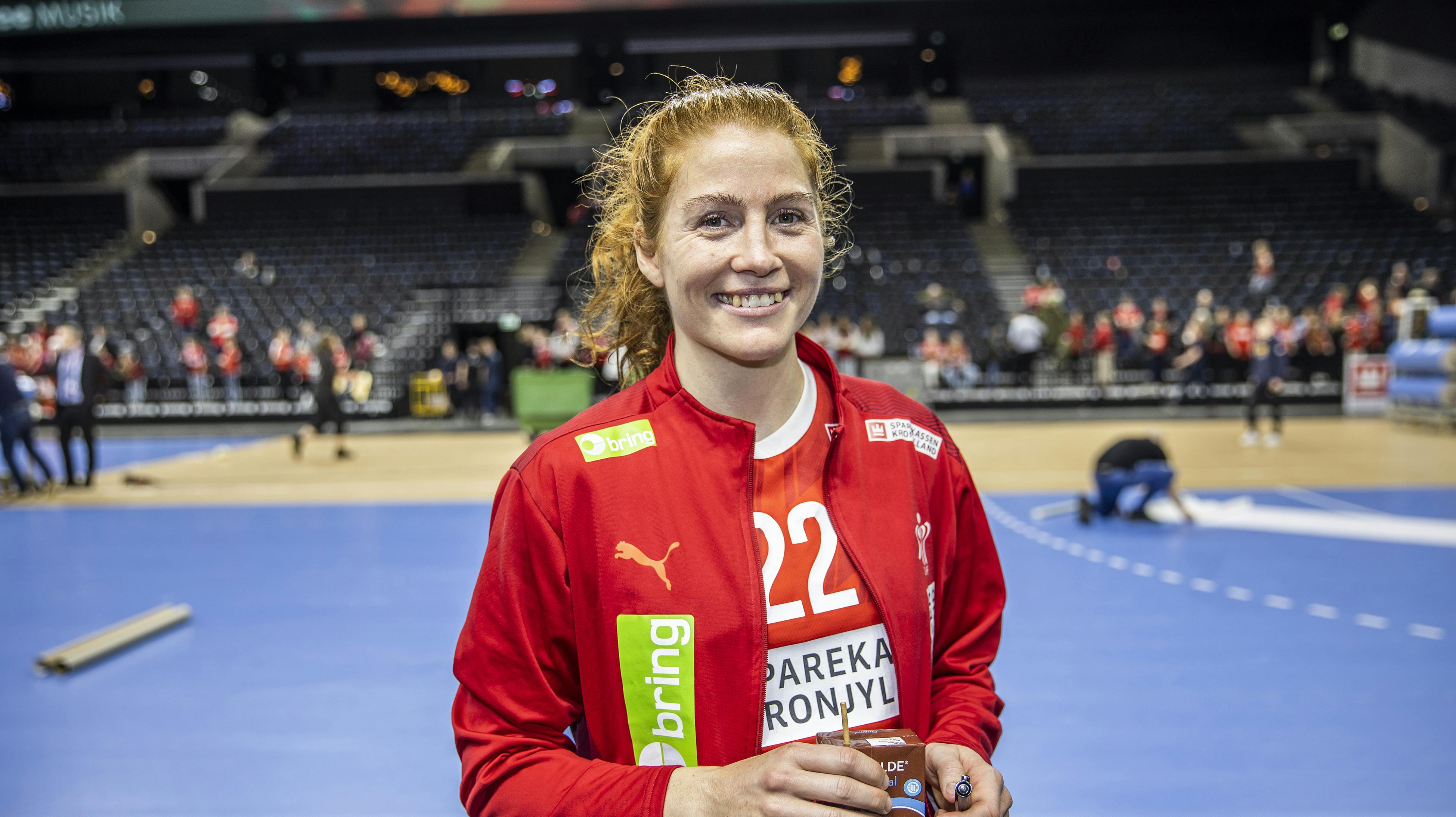 Mathilde Neesgaard fik landsholdsdebut mod Sverige.