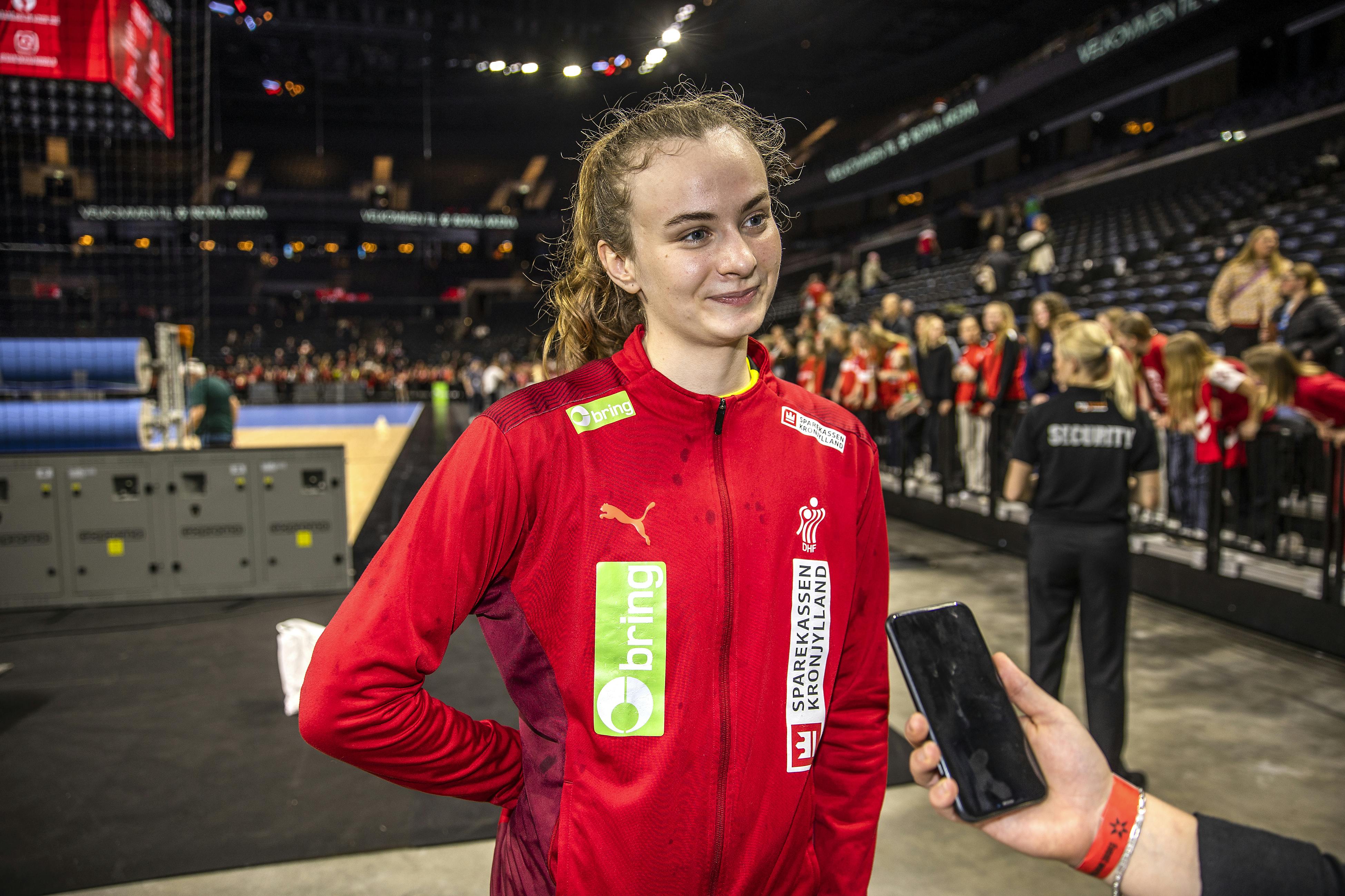 Selv om Anna Kristensen var banens bedste spiller mod Sverige, så regner ikke med, at hun skal være førstemålmand på landsholdet endnu.